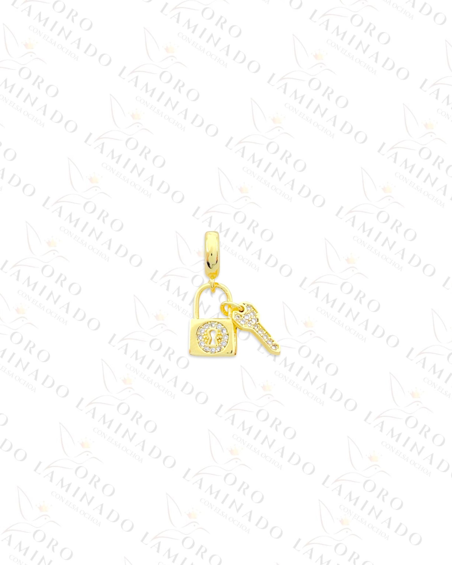 Lock and Key Charm (Gold Filled) R321