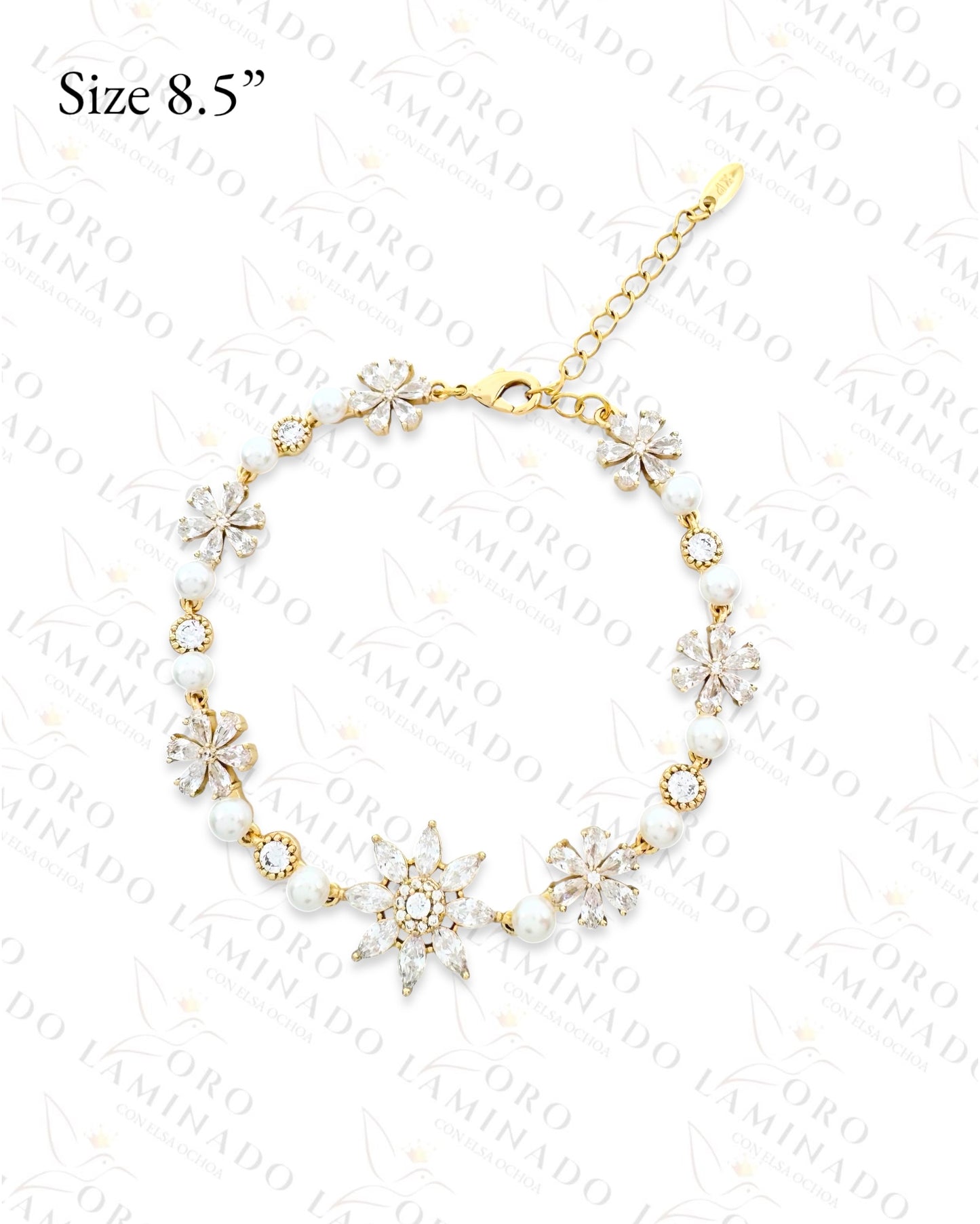 High Quality Snow Flower Bracelet (Gold Filled) B342