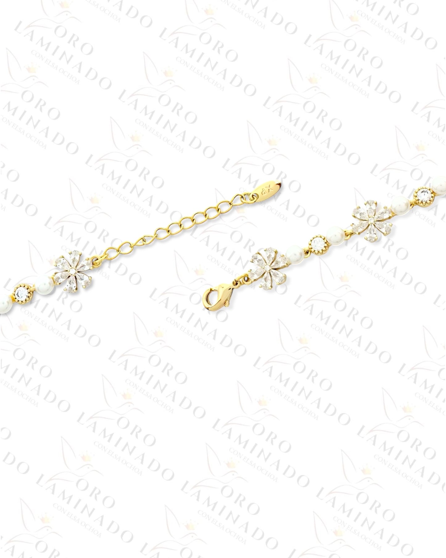 High Quality Snow Flower Bracelet (Gold Filled) B342