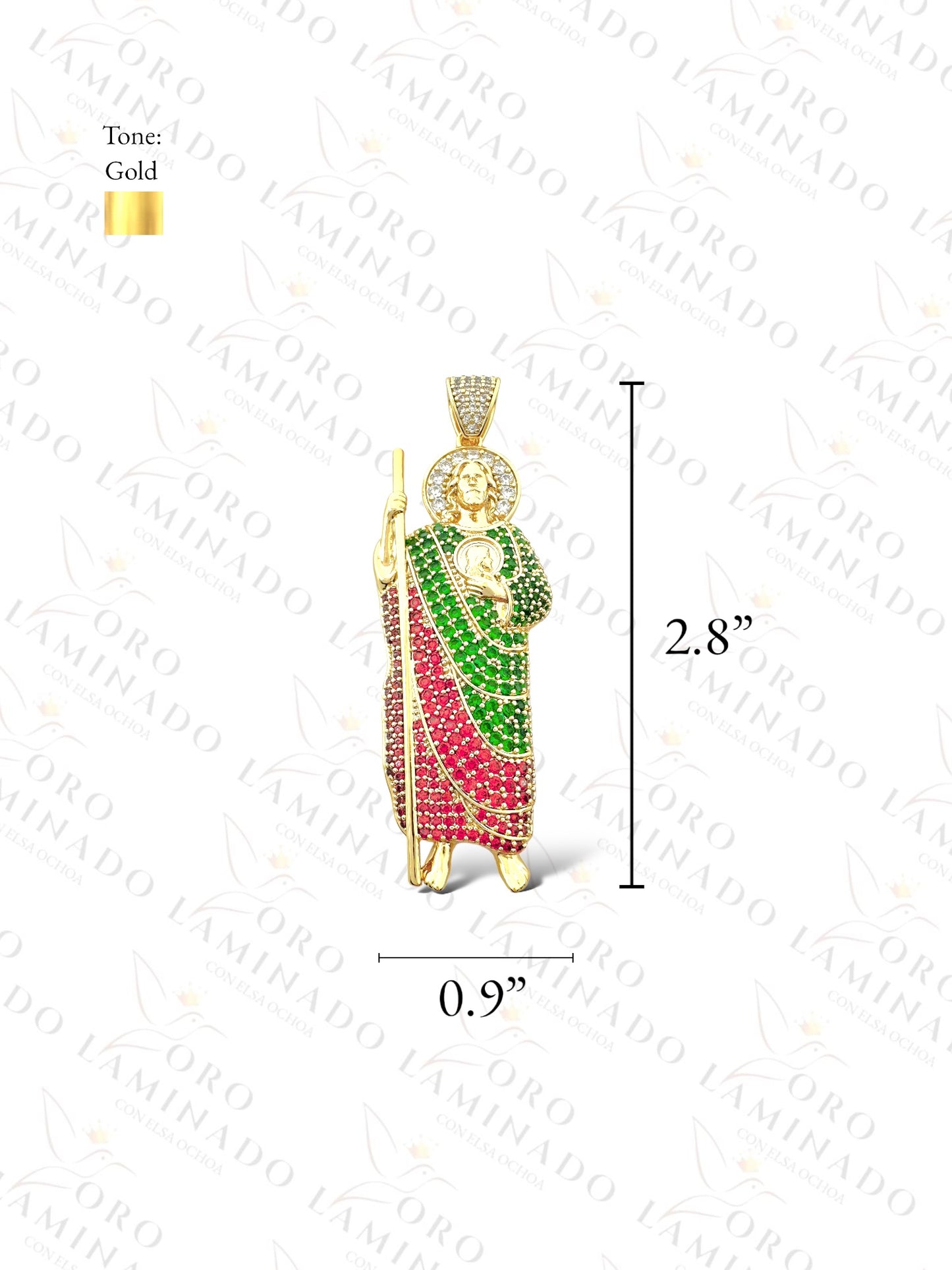 Gold Filled Saint Jude Pendant G48