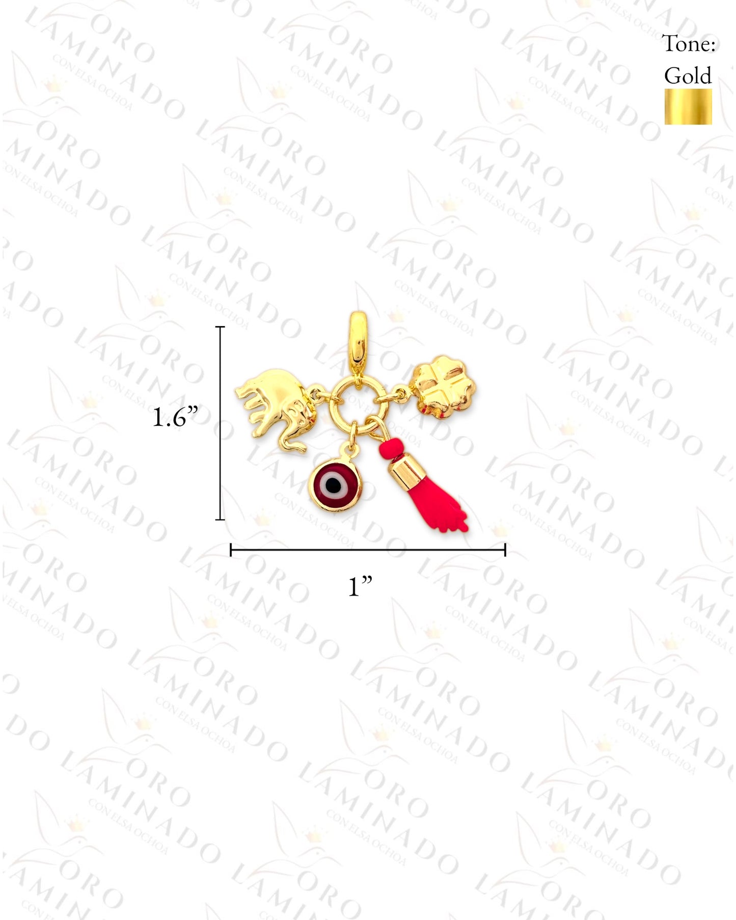 Seven Powers Charm (Gold Filled) B451