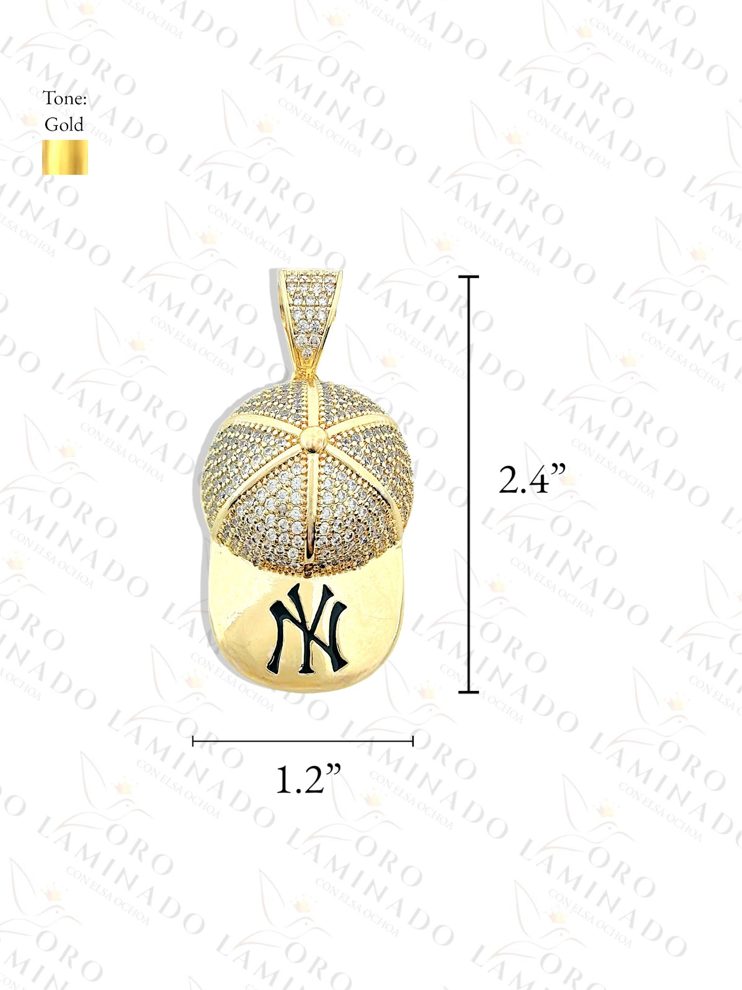 Gold Filled NY Hat Pendant R90