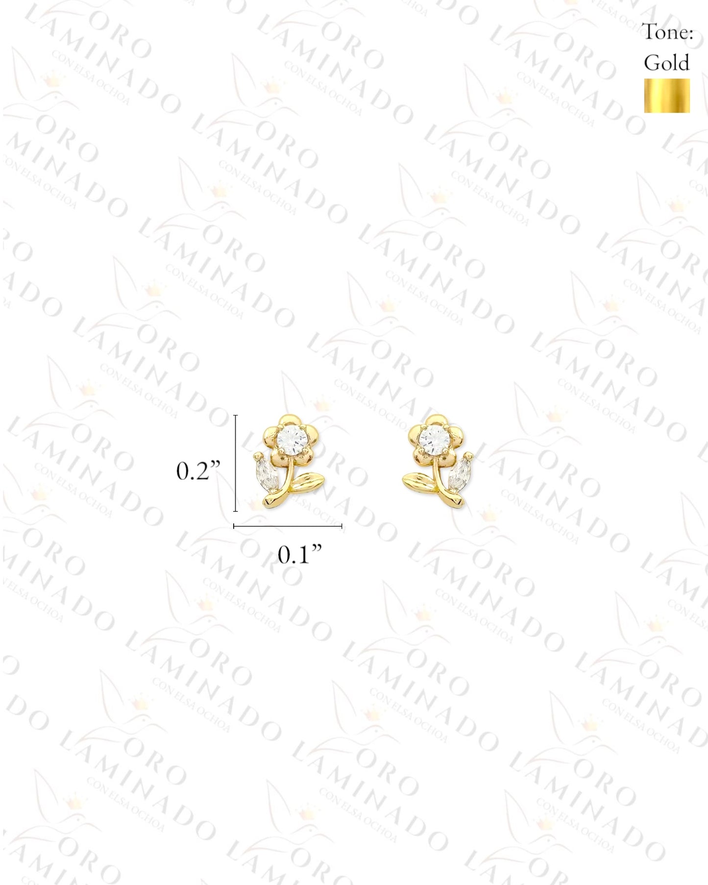 High Quality Petite Flower Earrings (Gold Filled) Y263