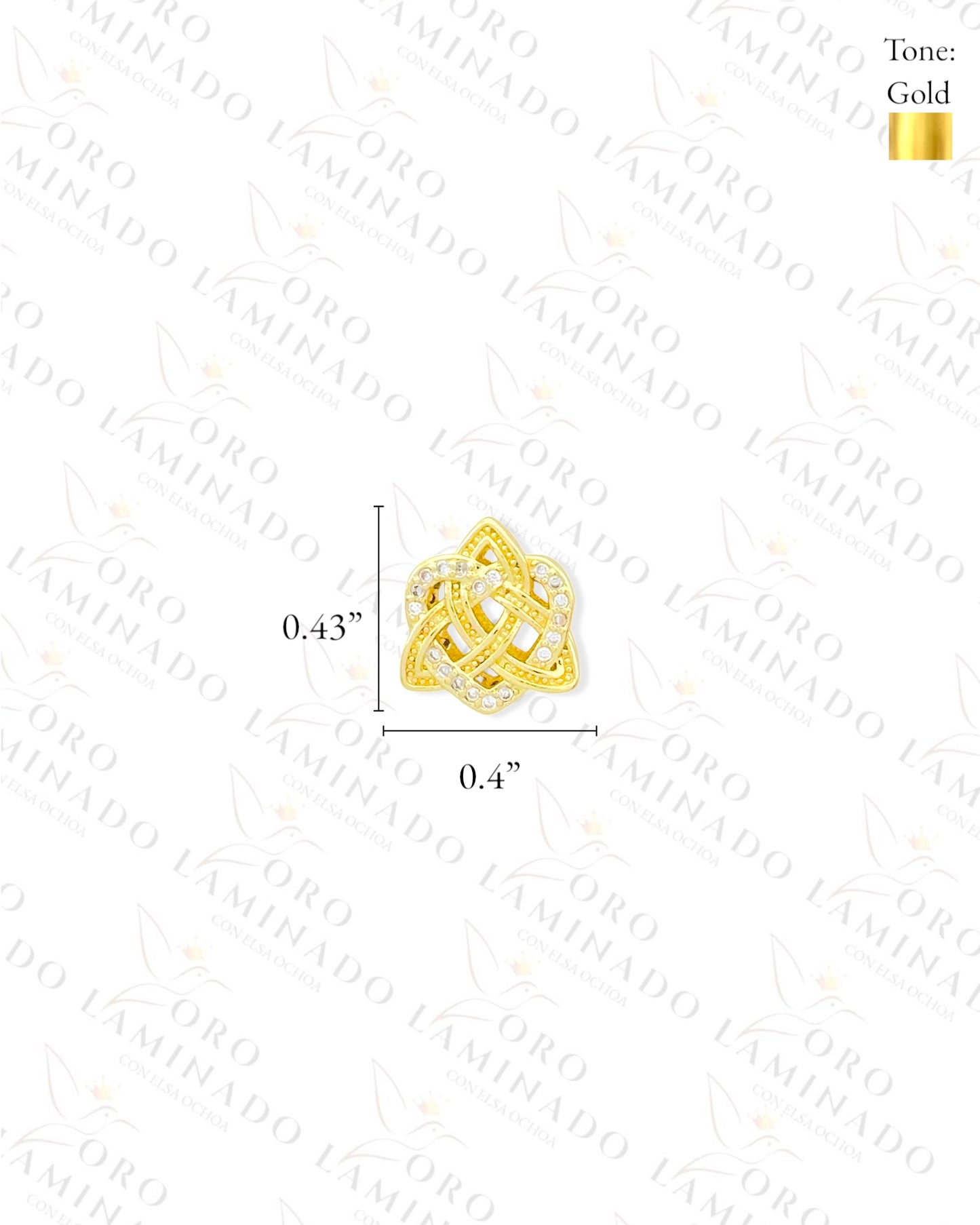 Witch Knot Charm Divider (Gold Filled) B445