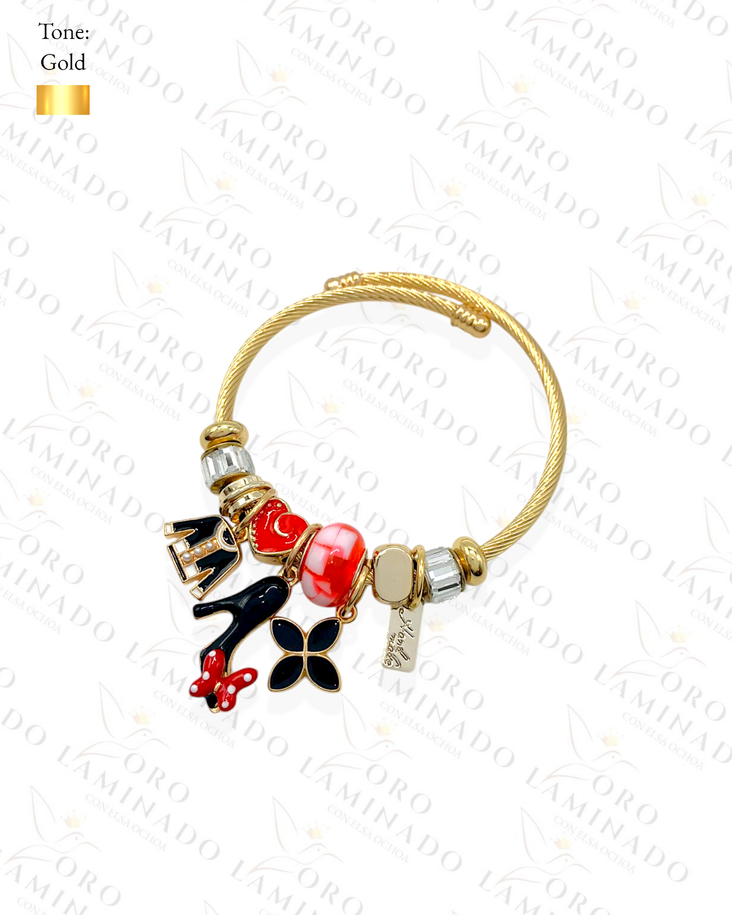 Heels Bracelet with charms B324
