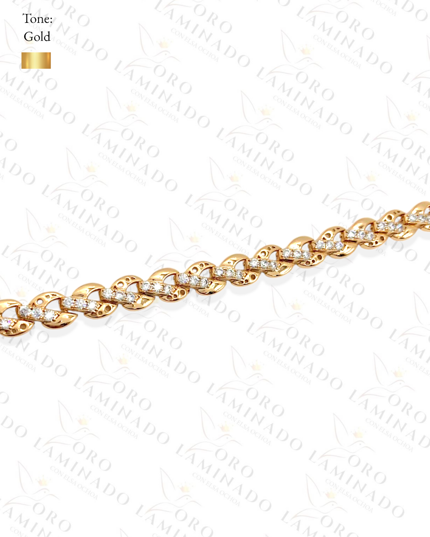 High Quality Cuban chain with Stones B304