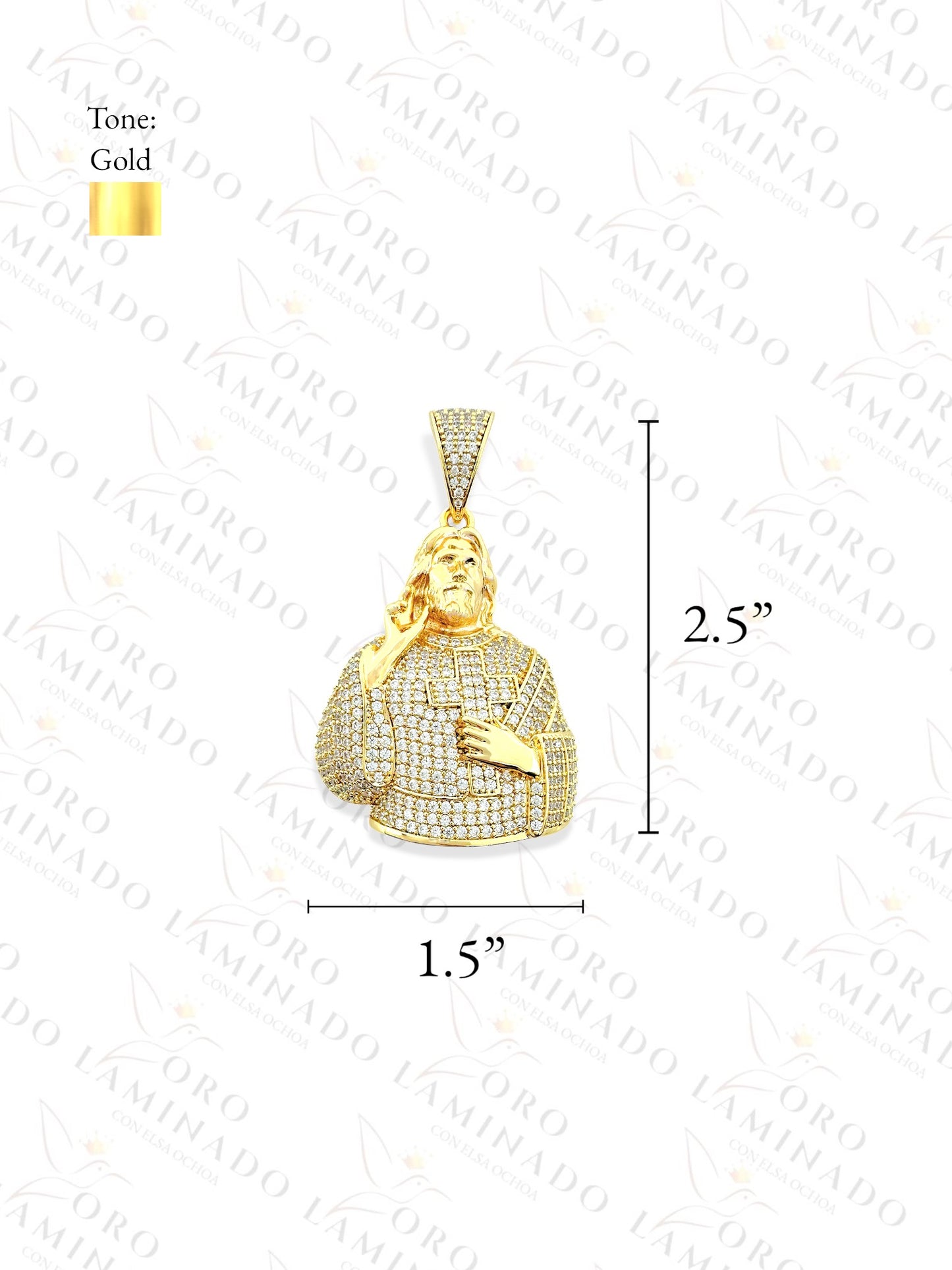 Gold Filled Jesus Christ Pendant G338