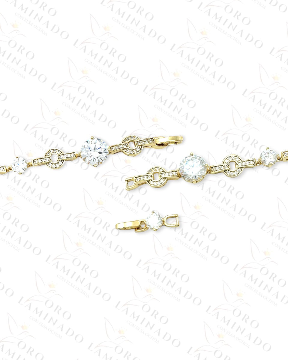 High Quality Round Diamond Bracelet Y319