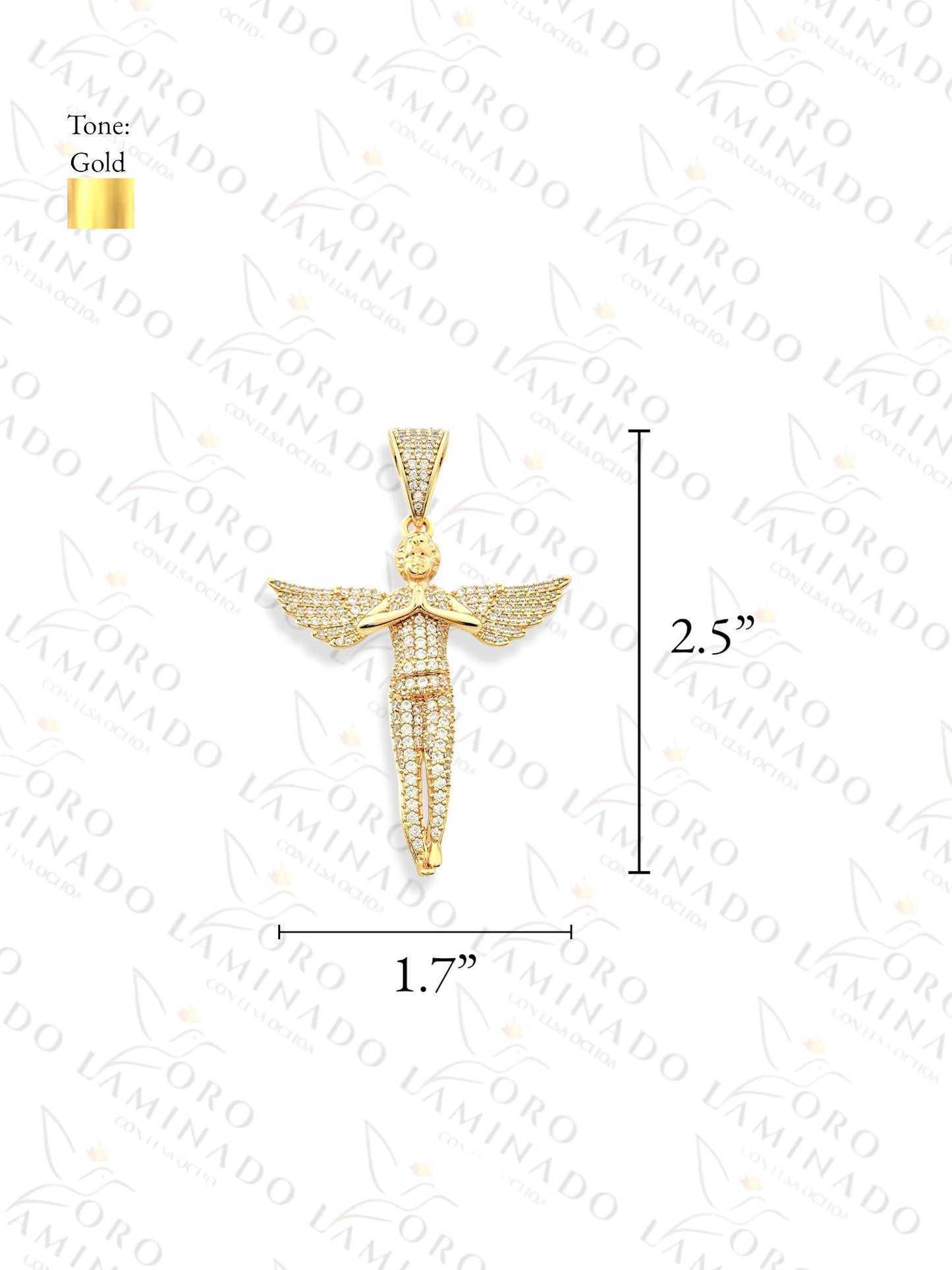 Gold Filled High Quality Angel Pendant G284