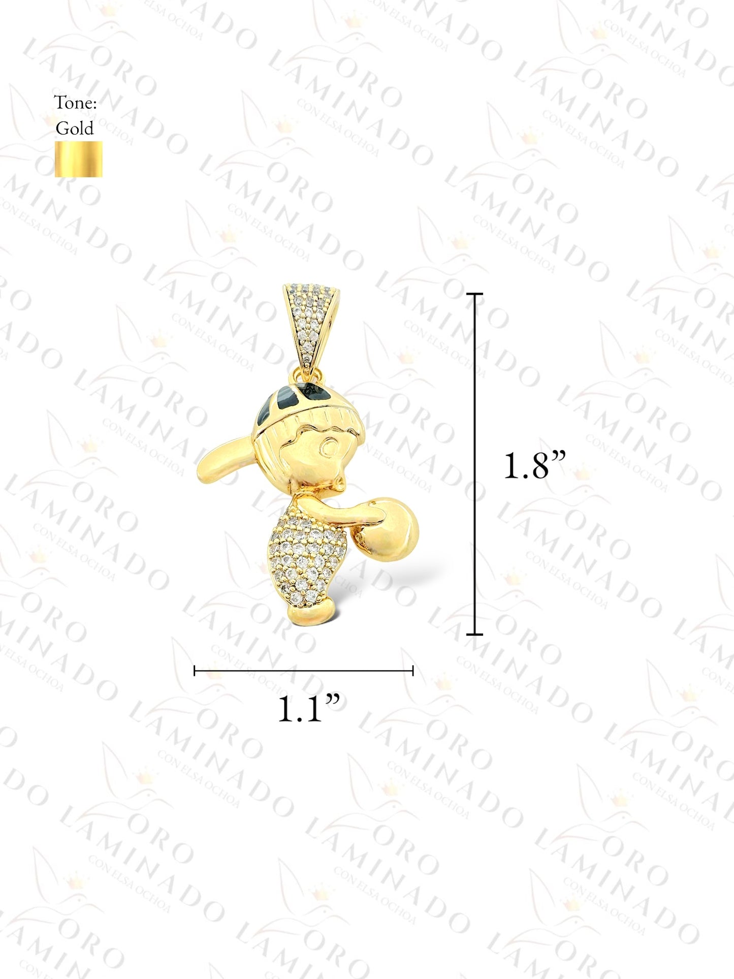Gold Filled High Quality Boy Pendant C130