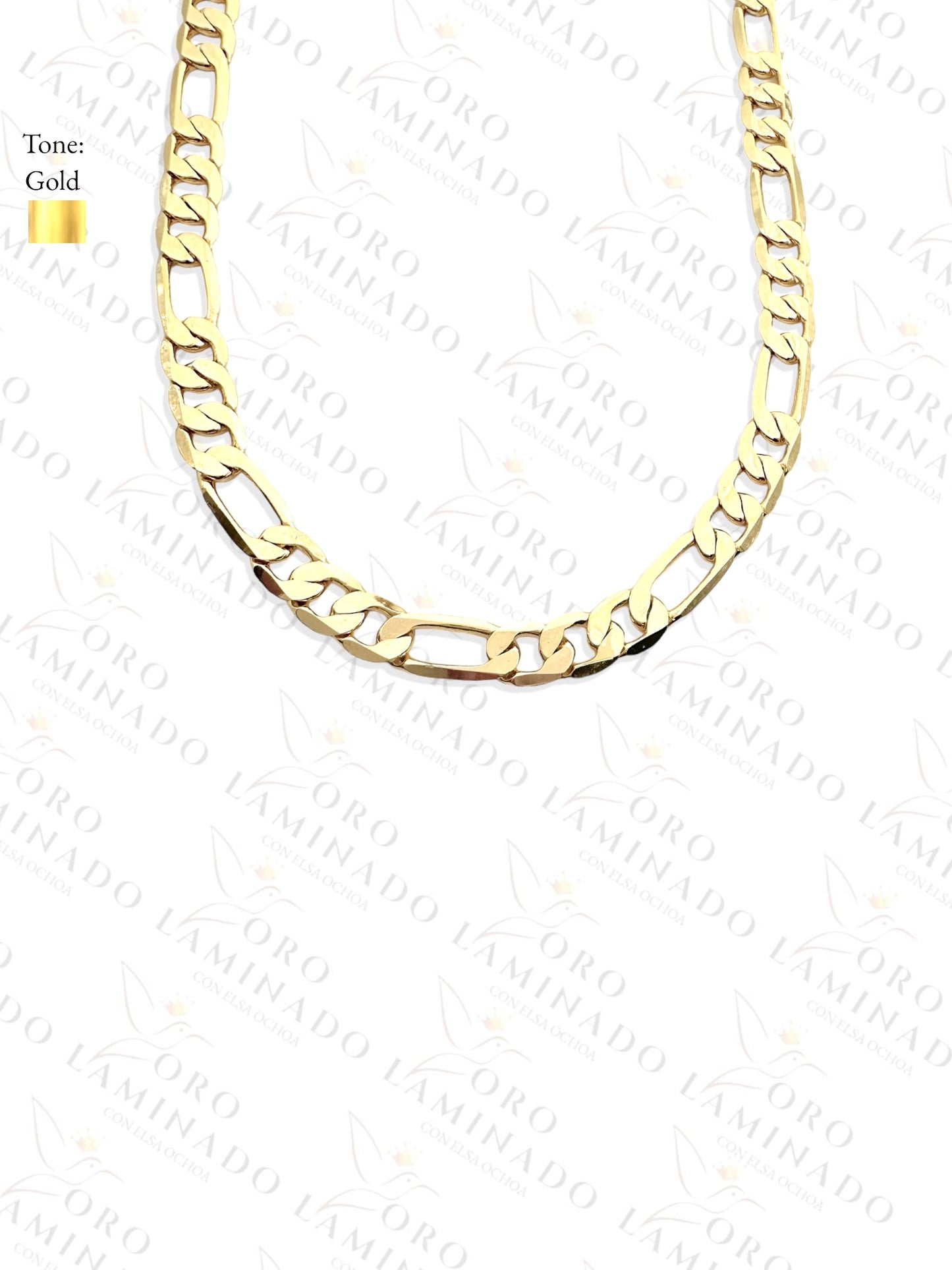 Gold Filled Figaro Chains Pack of 3 Size 26" 7.5mm Y405