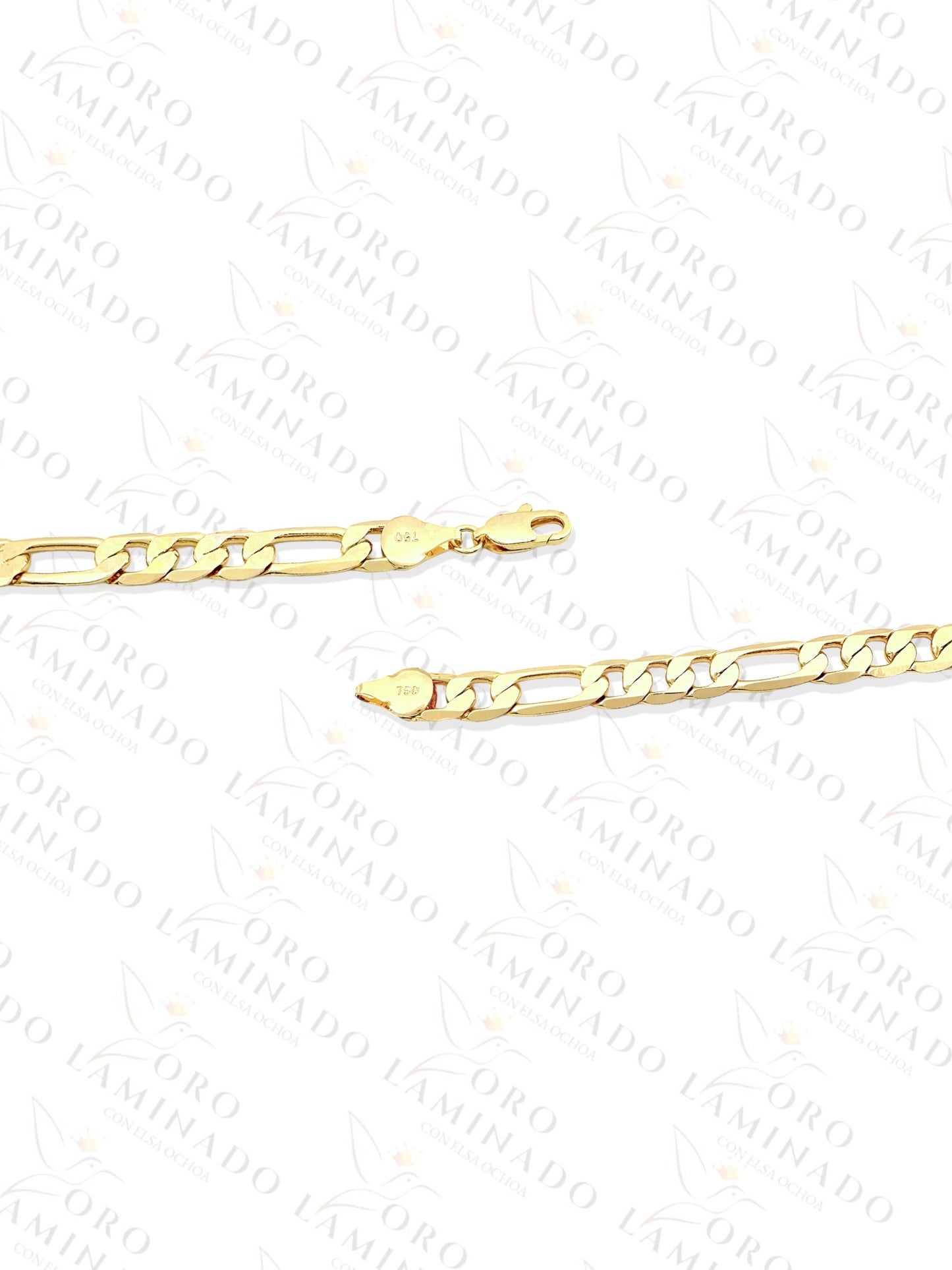 Gold Filled Figaro Chains Pack of 3 Size 26" 7.5mm Y405