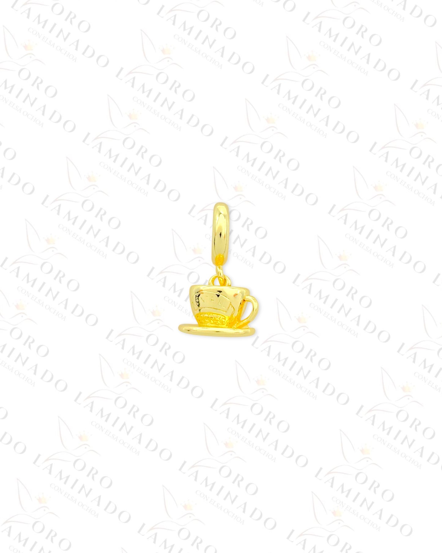 Coffee Cup Charm (Gold Filled) B224