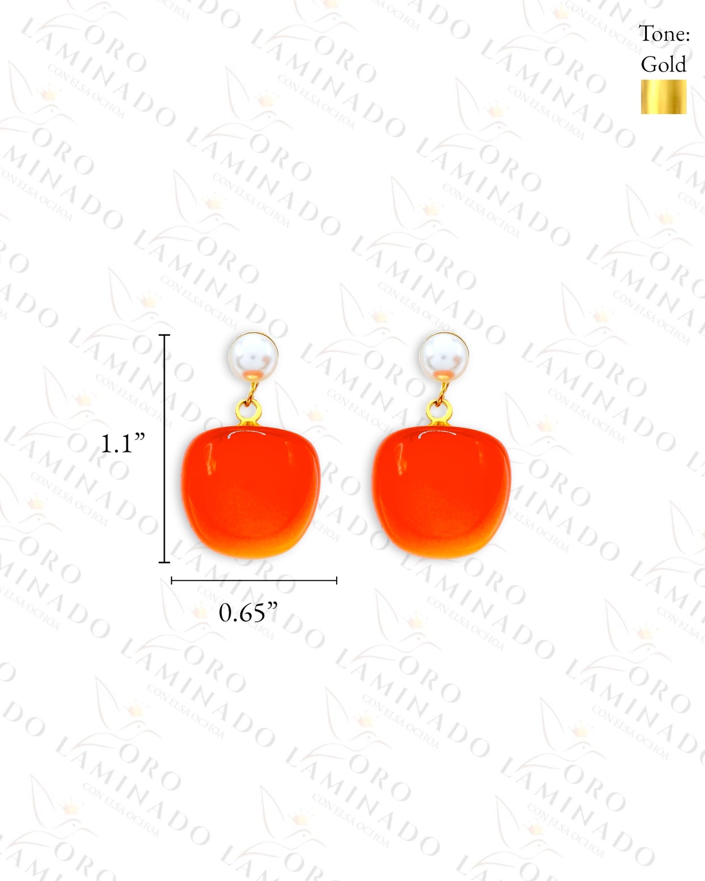 Chunky Cherry Earrings (Gold Filled) Y103