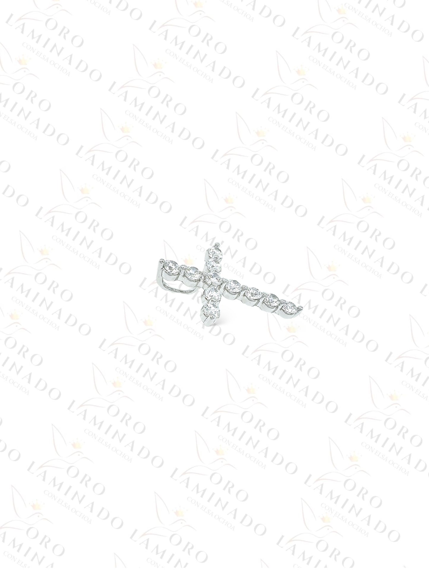 Gold Filled High Quality Silver Deeded Cross Pendant G395