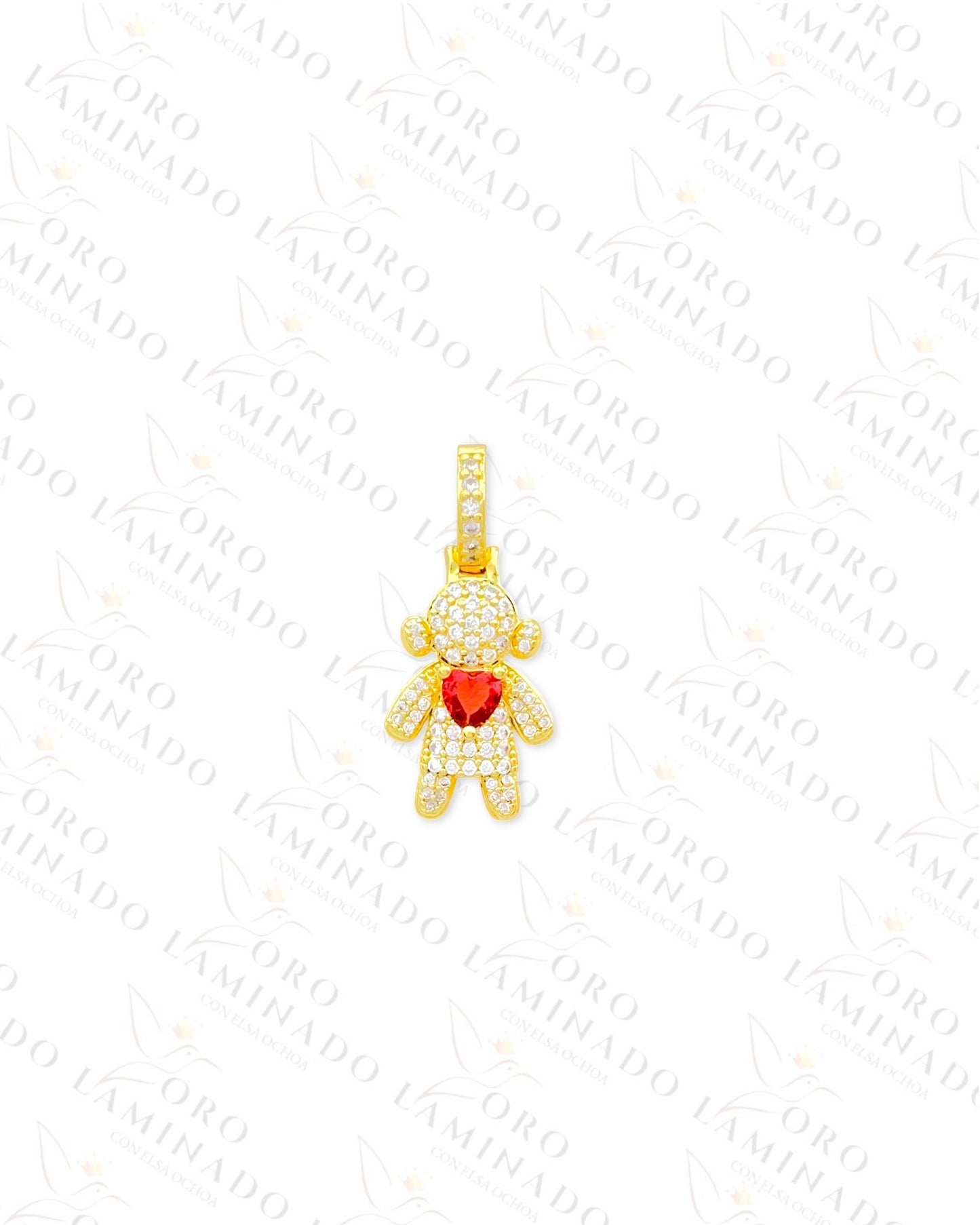 Red Heart Girl Charm (Gold Filled) B93
