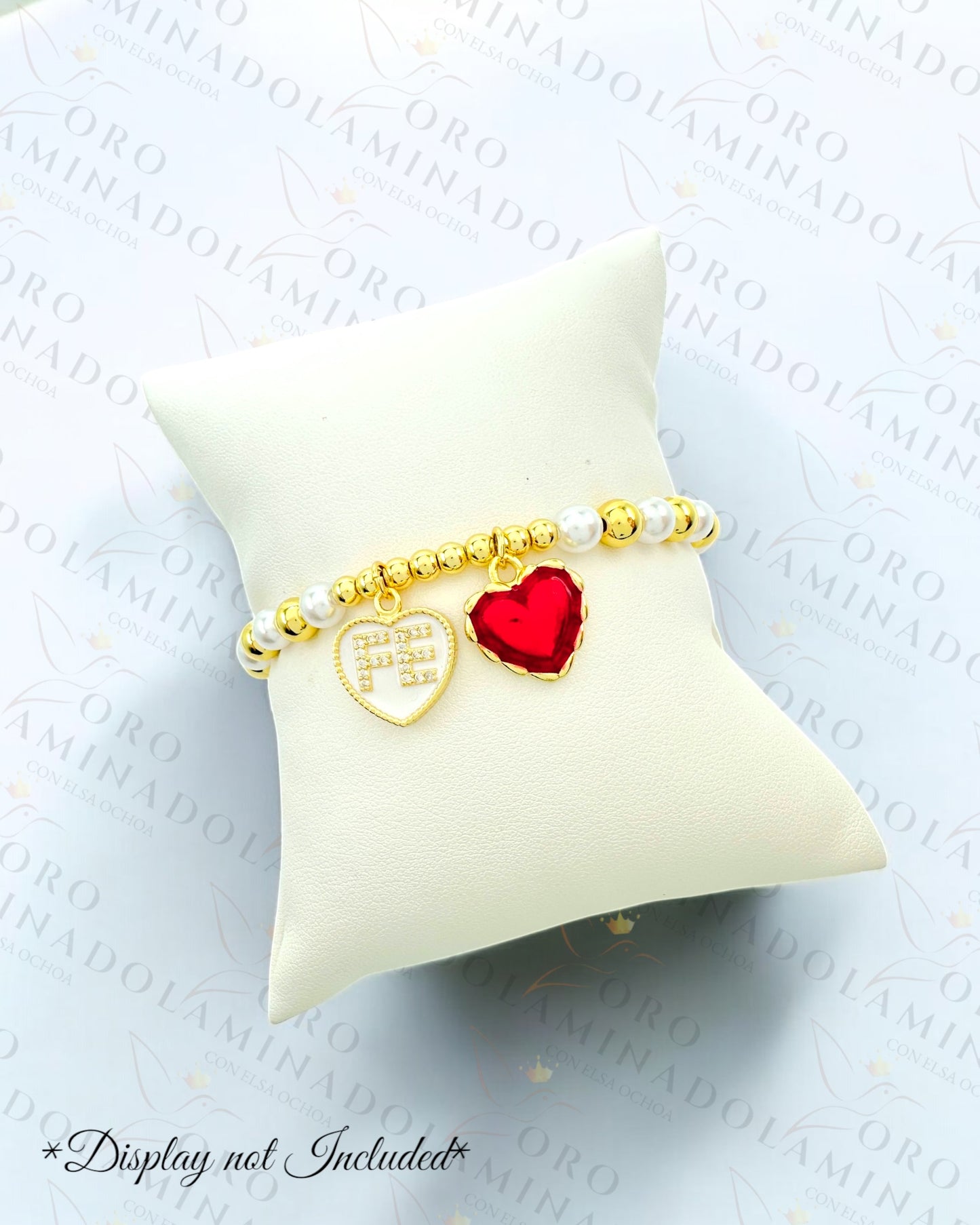 FE Charm Pearl Bracelet (Gold Filled) Y142