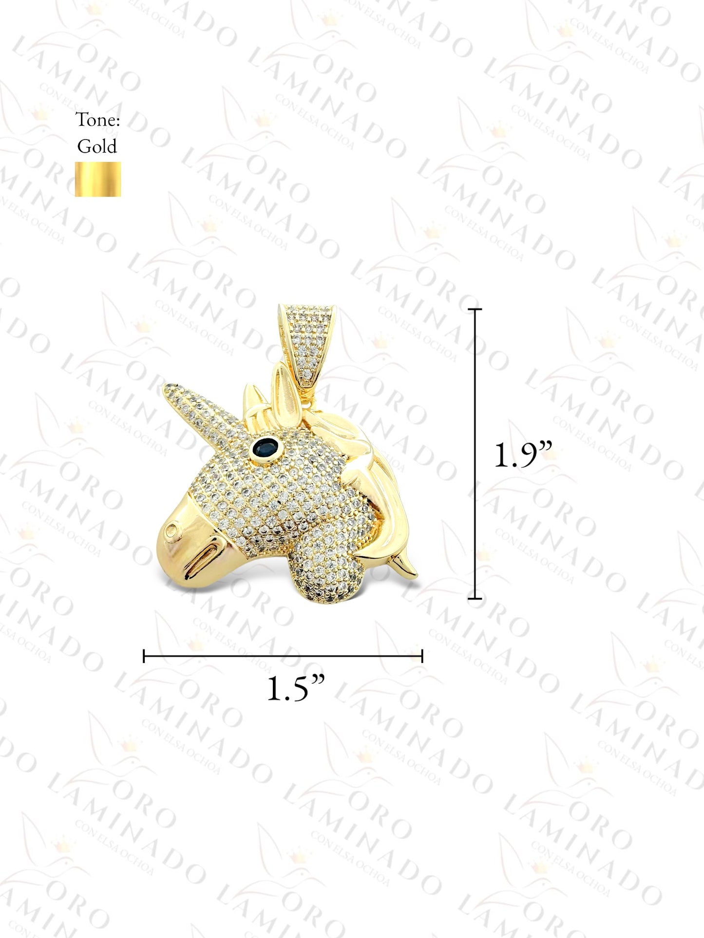 Gold Filled Unicorn Pendant R33