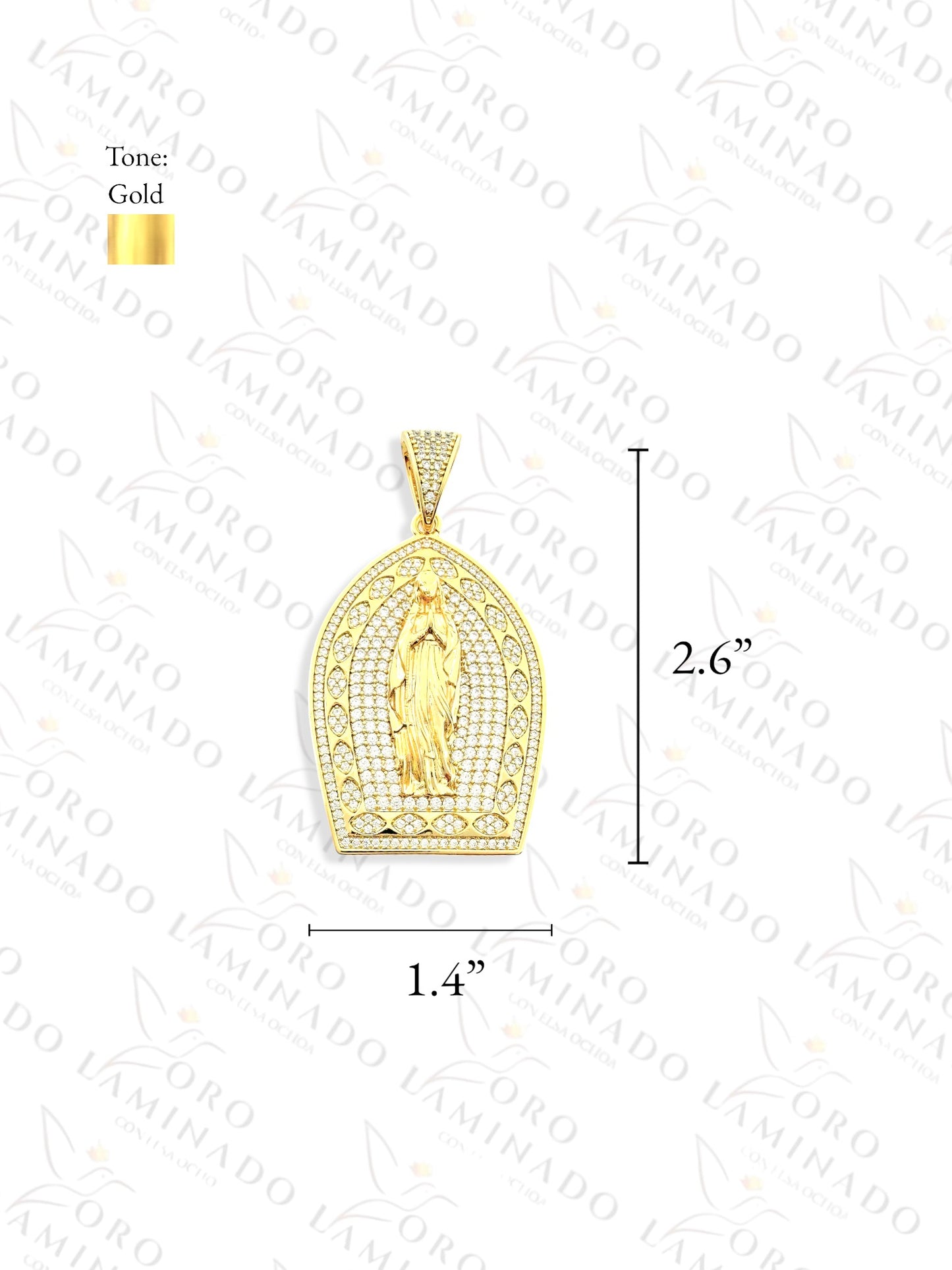 Gold Filled High Quality Virgin Mary Pendant Y83
