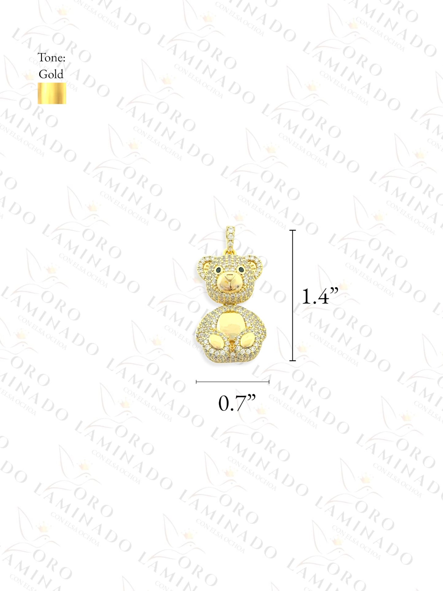 Gold Filled High Quality Bear Pendant B3