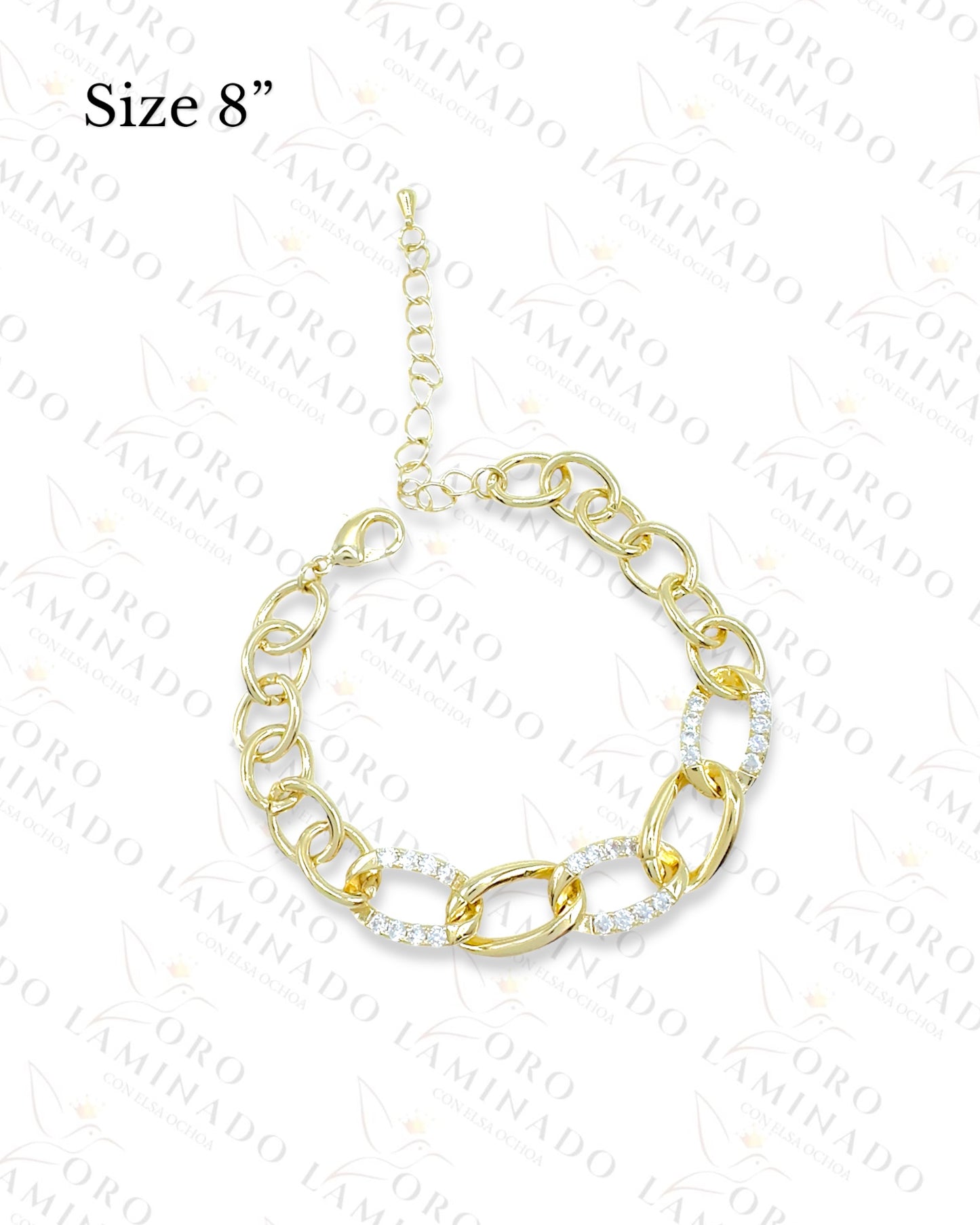 High Quality Gold Cuban Design Bracelet Y274