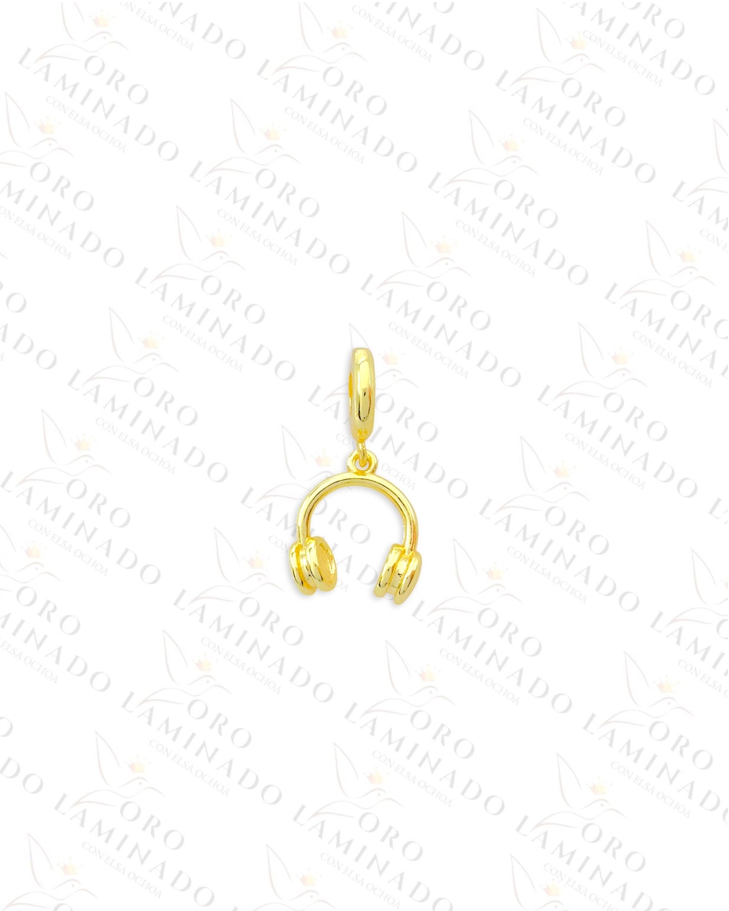 Headphones Charm (Gold Filled) B199