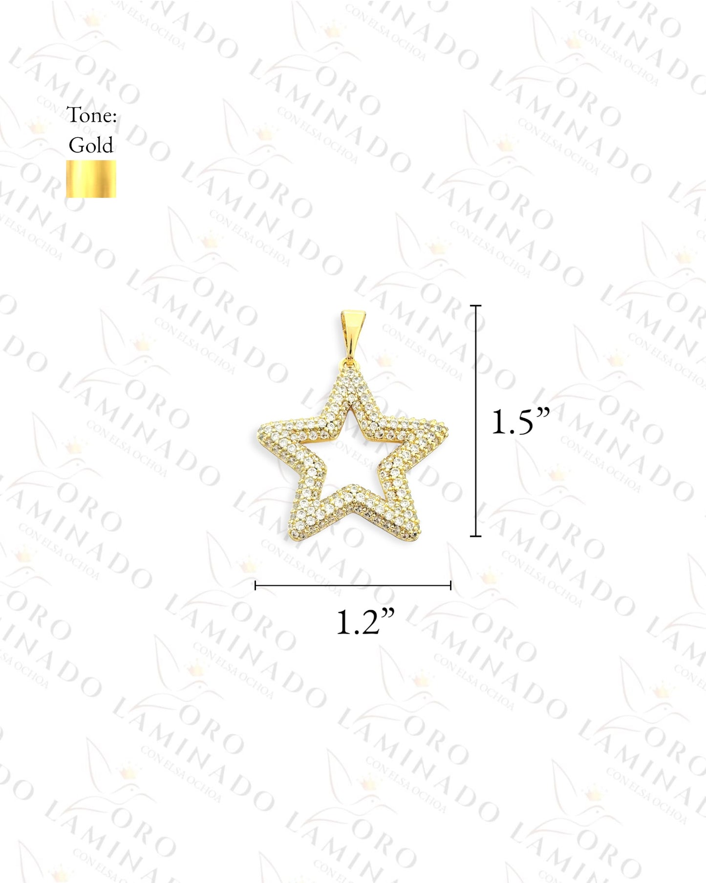 Gold Filled High Quality Star Pendant G423