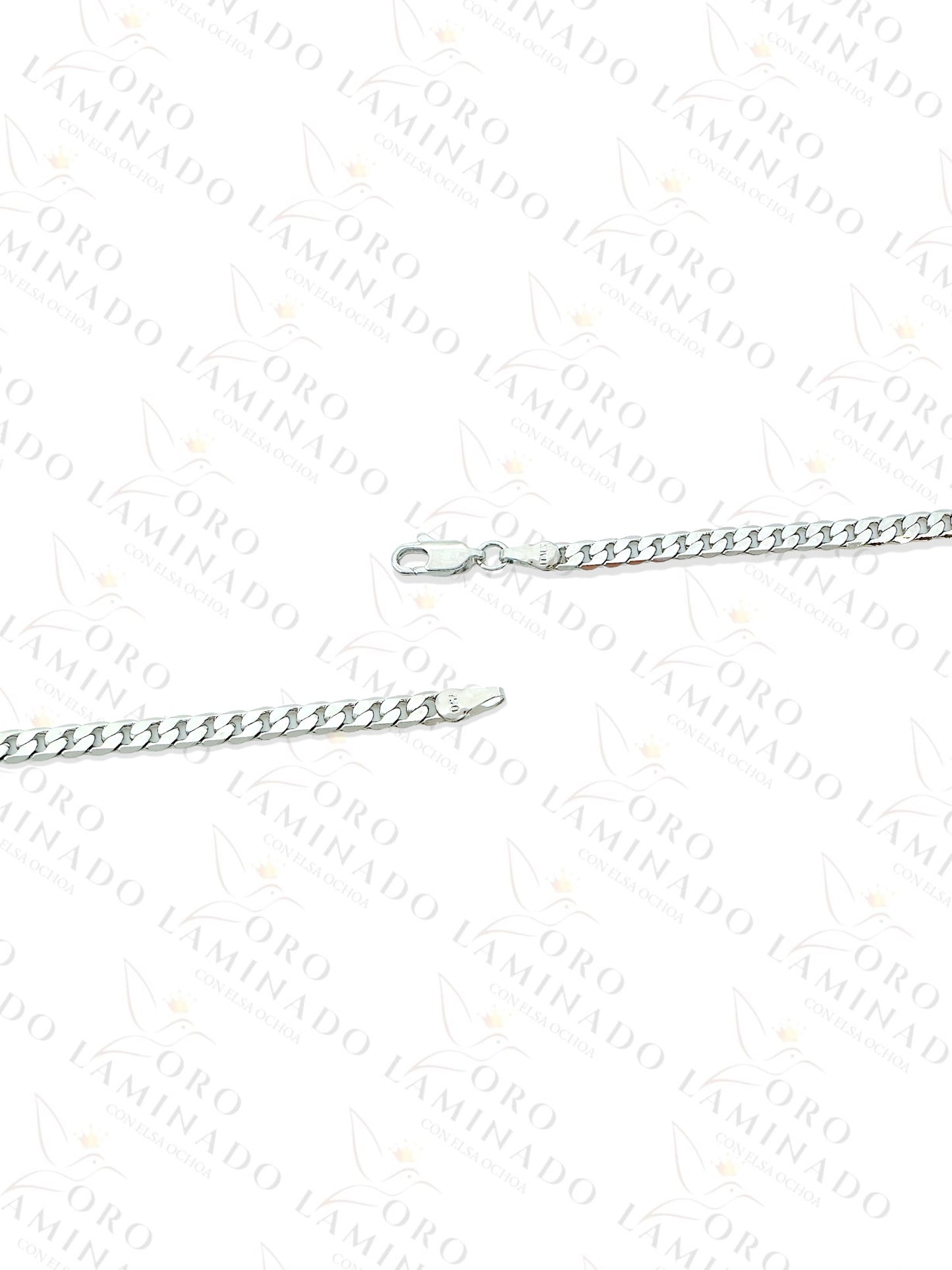 Silver Cuban Chains Pack of 6 Size 20" 4mm B8