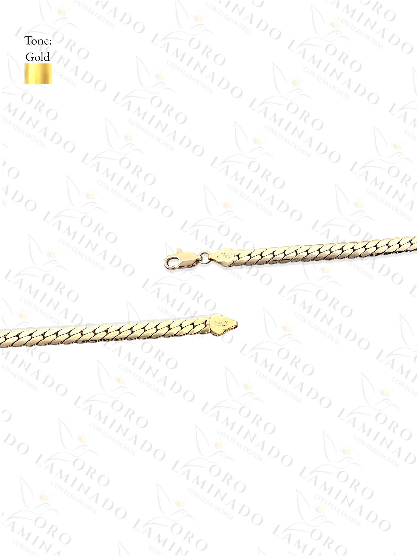 Gold Filled Closed Cuban Pack of 3 Chains Size 22" 6mm R34