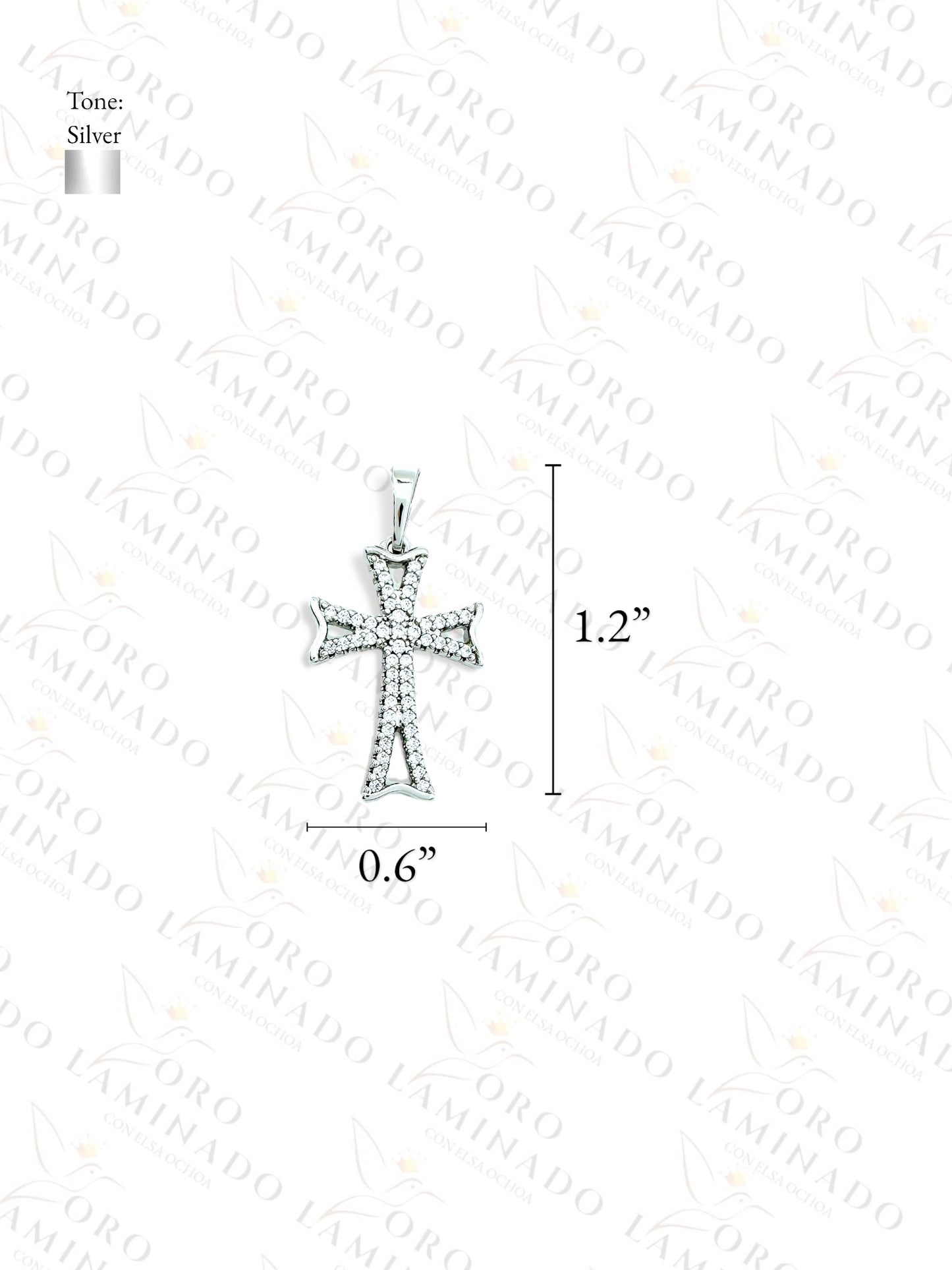 Gold Filled High Quality Silver Cross Pendant G447