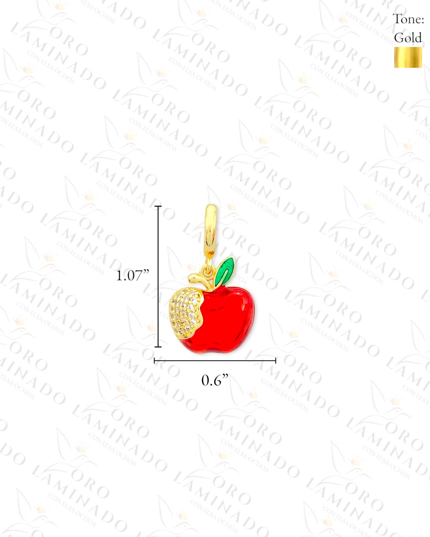 Chunky Apple Charm (Gold Filled) R123