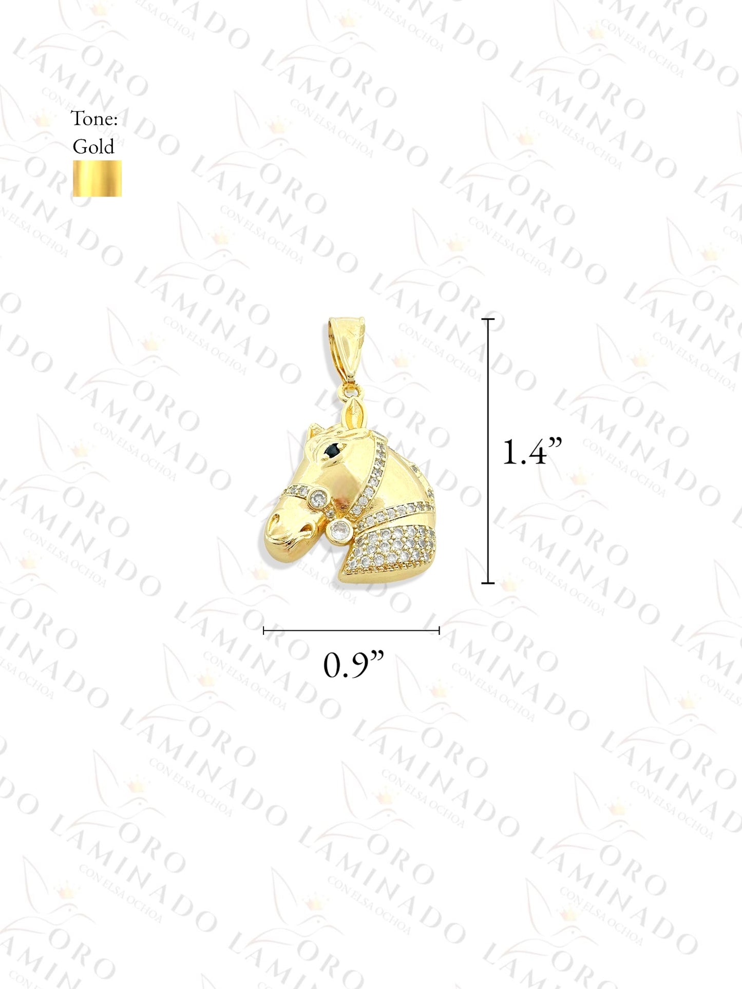 Gold Filled Horse Pendant Y270