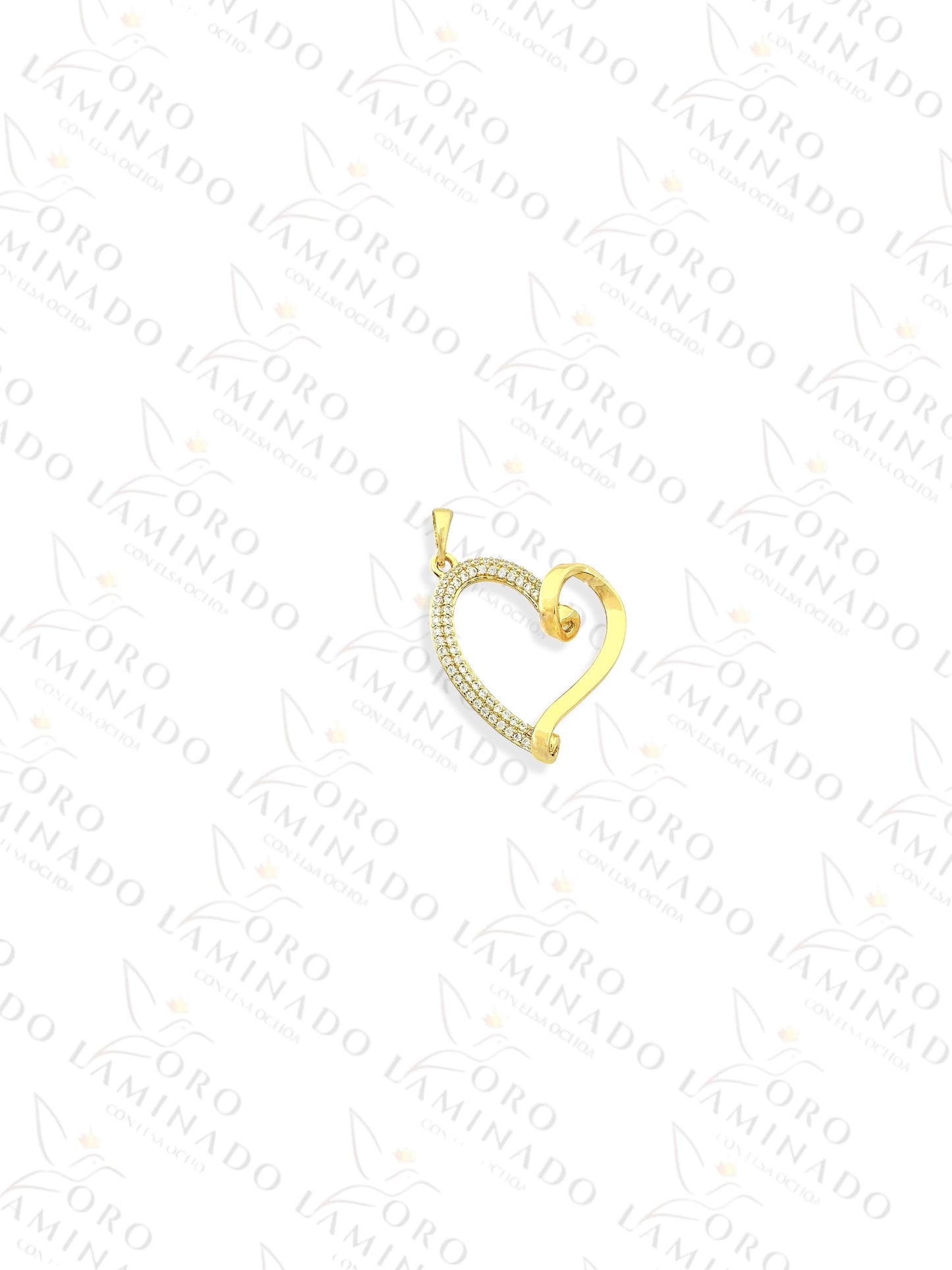 Gold Filled High Quality Heart Pendant R189
