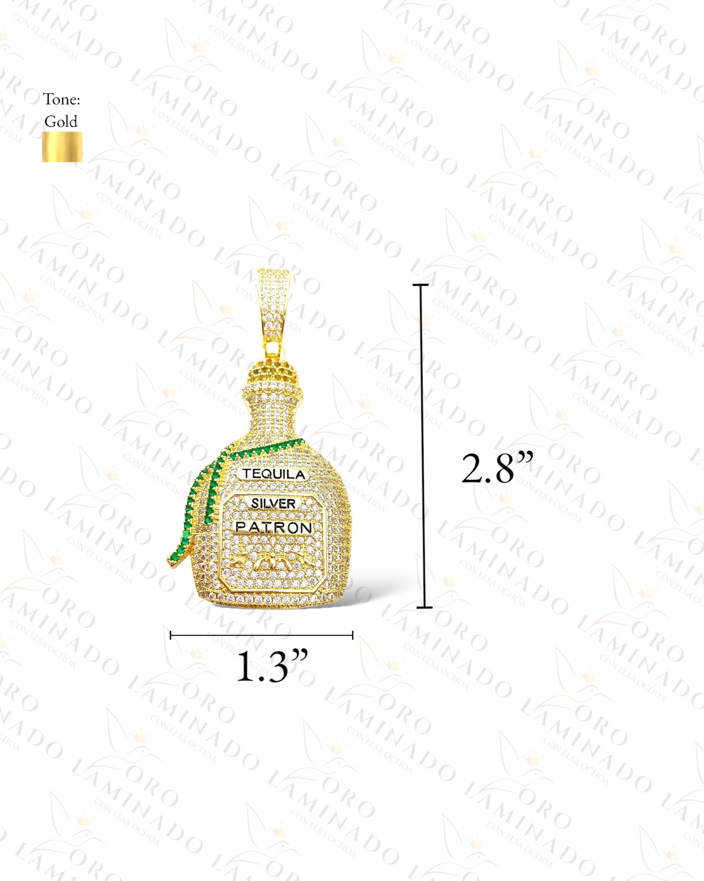 Gold Filled High Quality Tequila Pendant C264