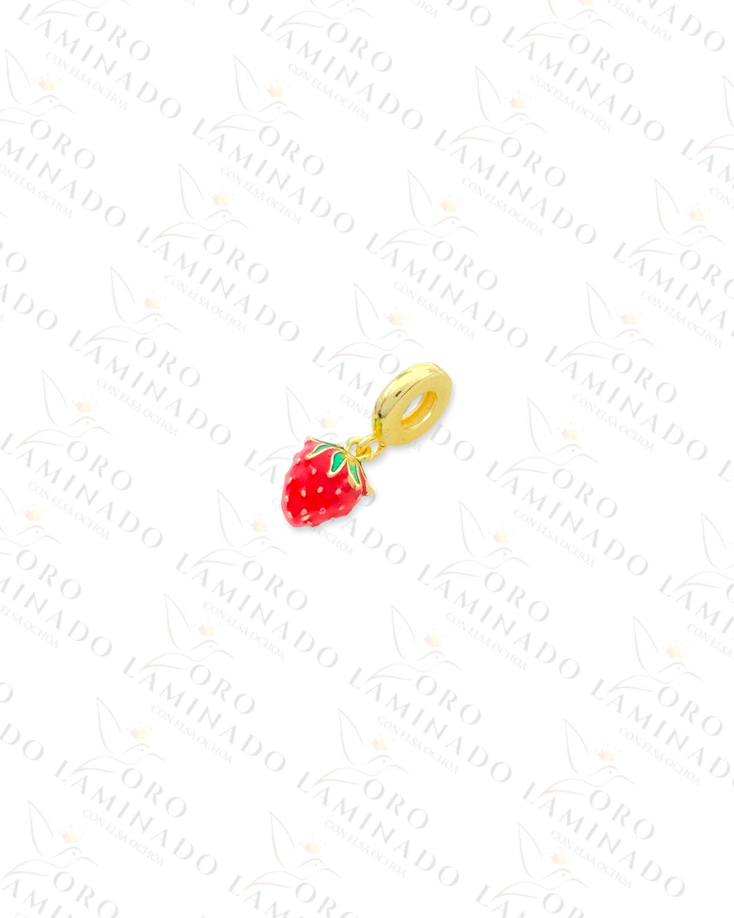 Red Strawberry Charm (Gold Filled) B368
