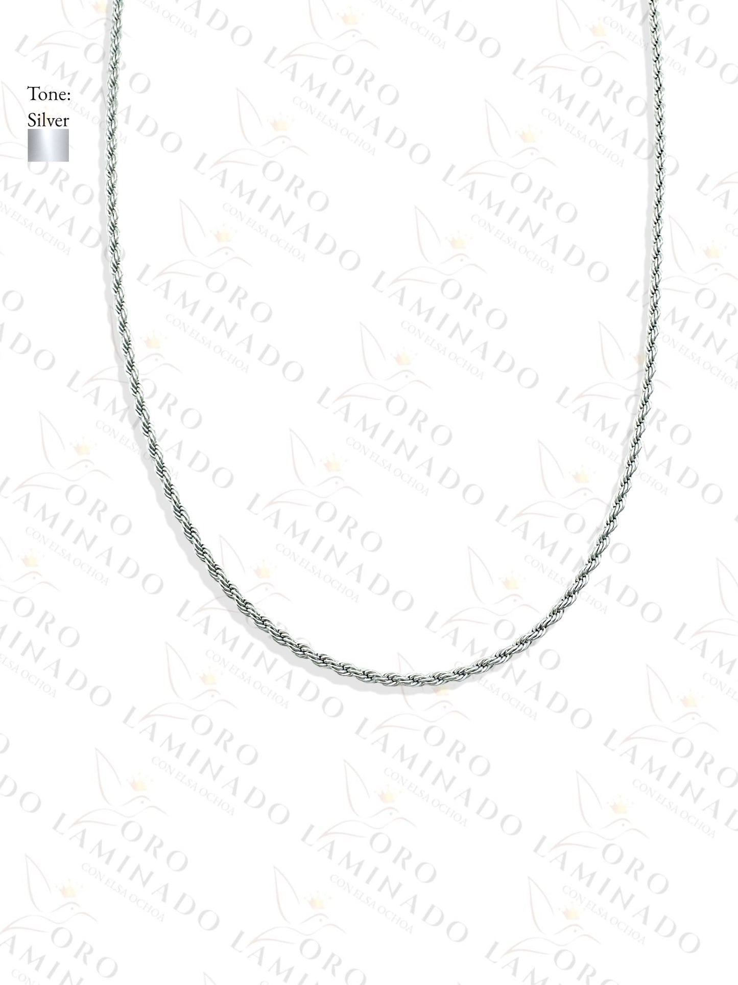 Silver High Quality Rope Chains Pack of 6 Size 18" 2mm C73