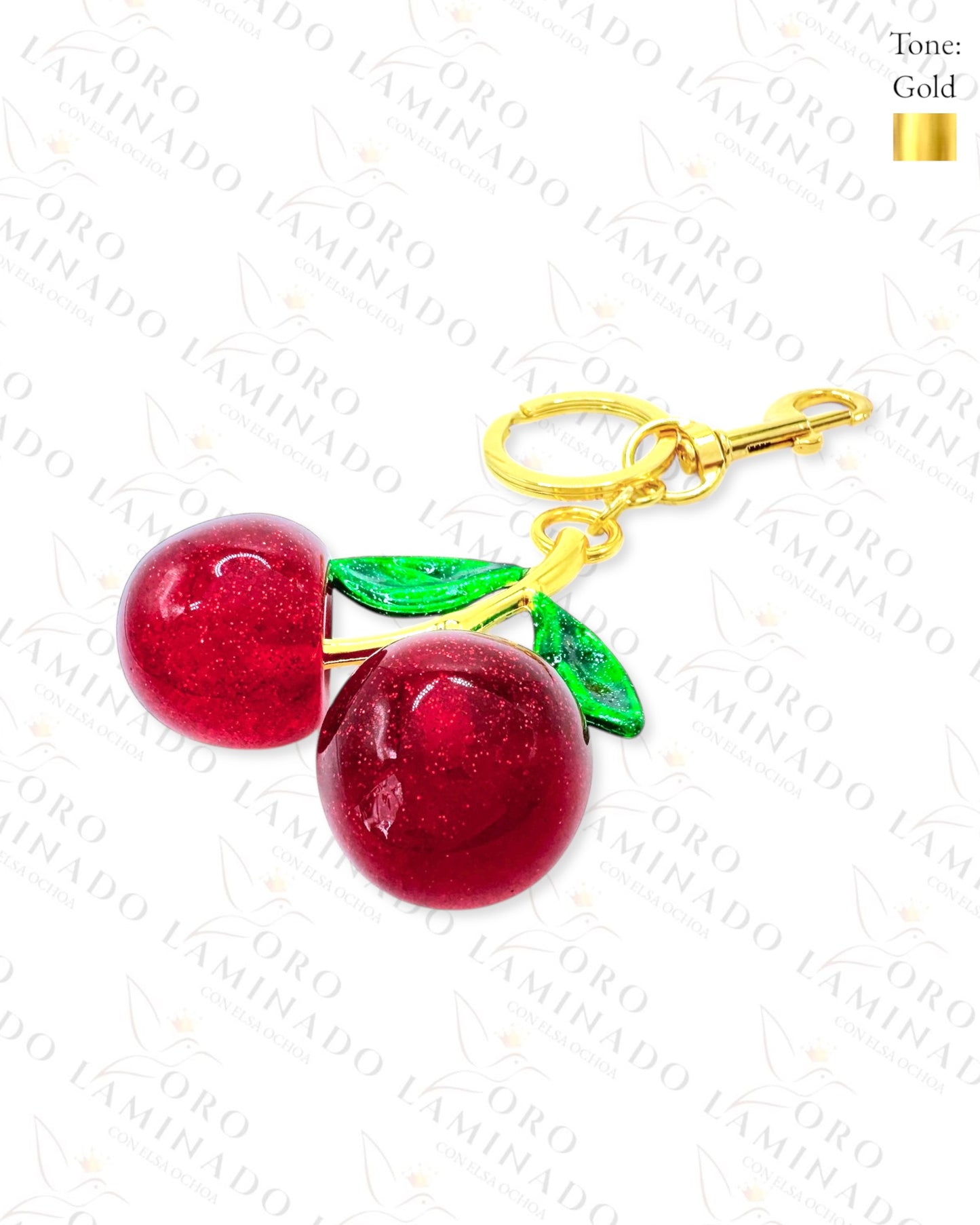 Chunky Cherry Keychain B72