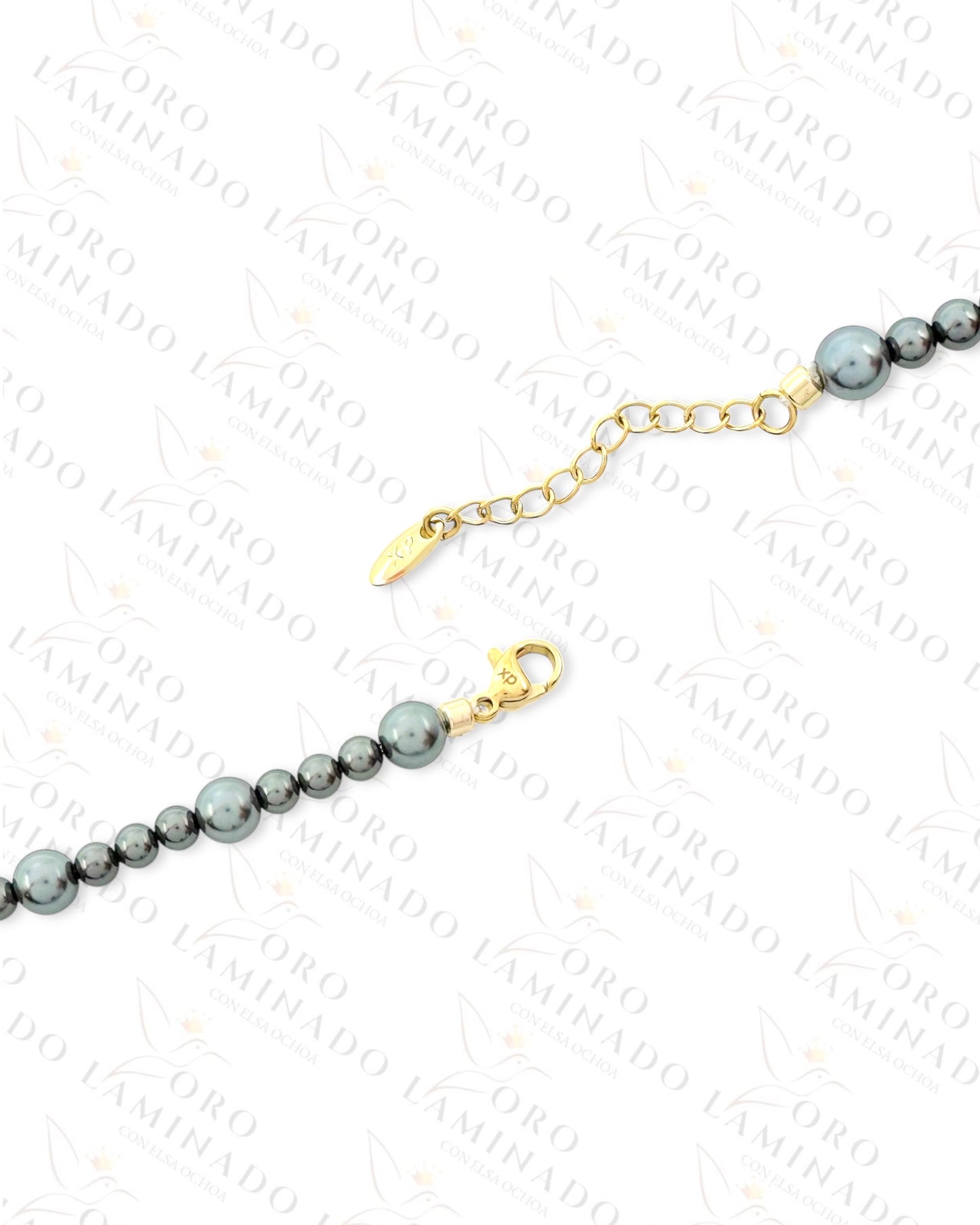 High Quality Red Flower Pearl Bracelet (Gold Filled) R53