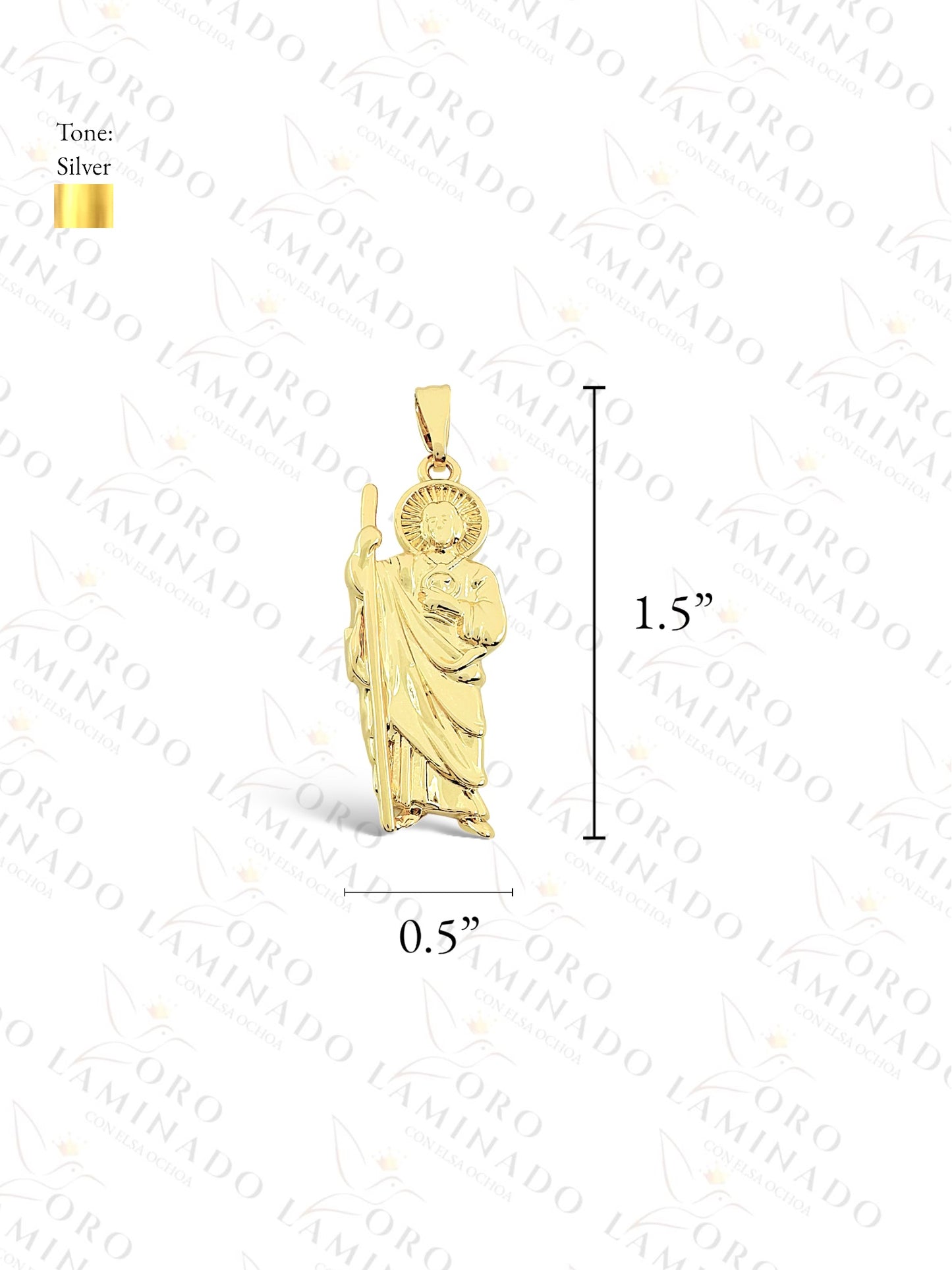 Gold Filled Saint Judas Pendant G23