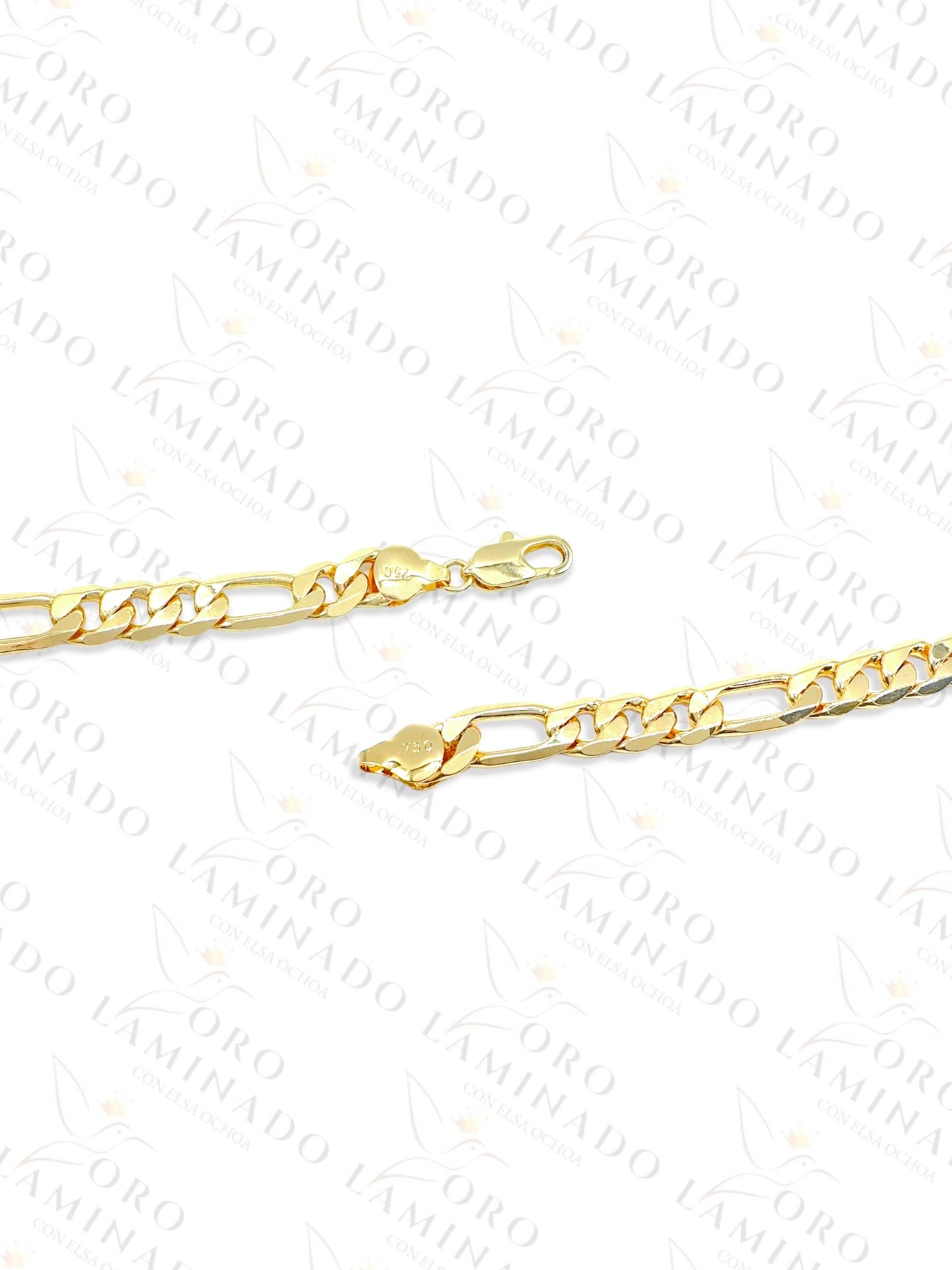 Gold Filled Figaro Pack of 3 Chains Size 20" 10mm B57