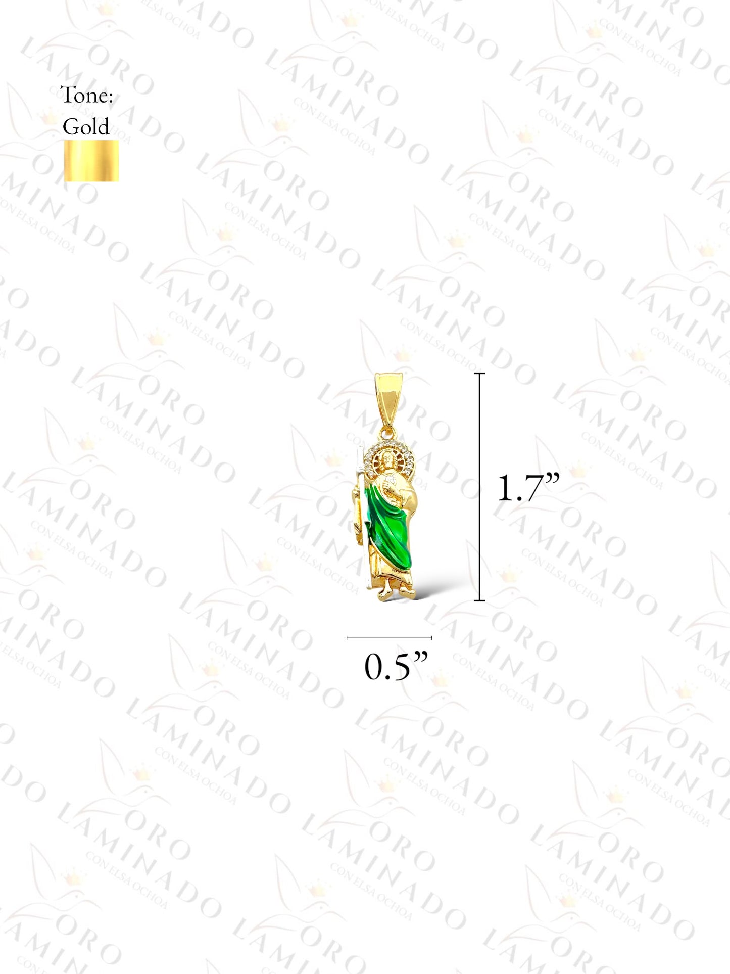 Saint Jude Pendant (Gold Filled) R451