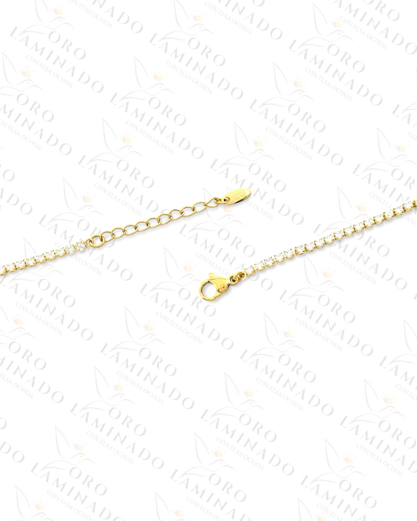 High Quality Sparkling Pink Bracelet (Gold Filled) C173