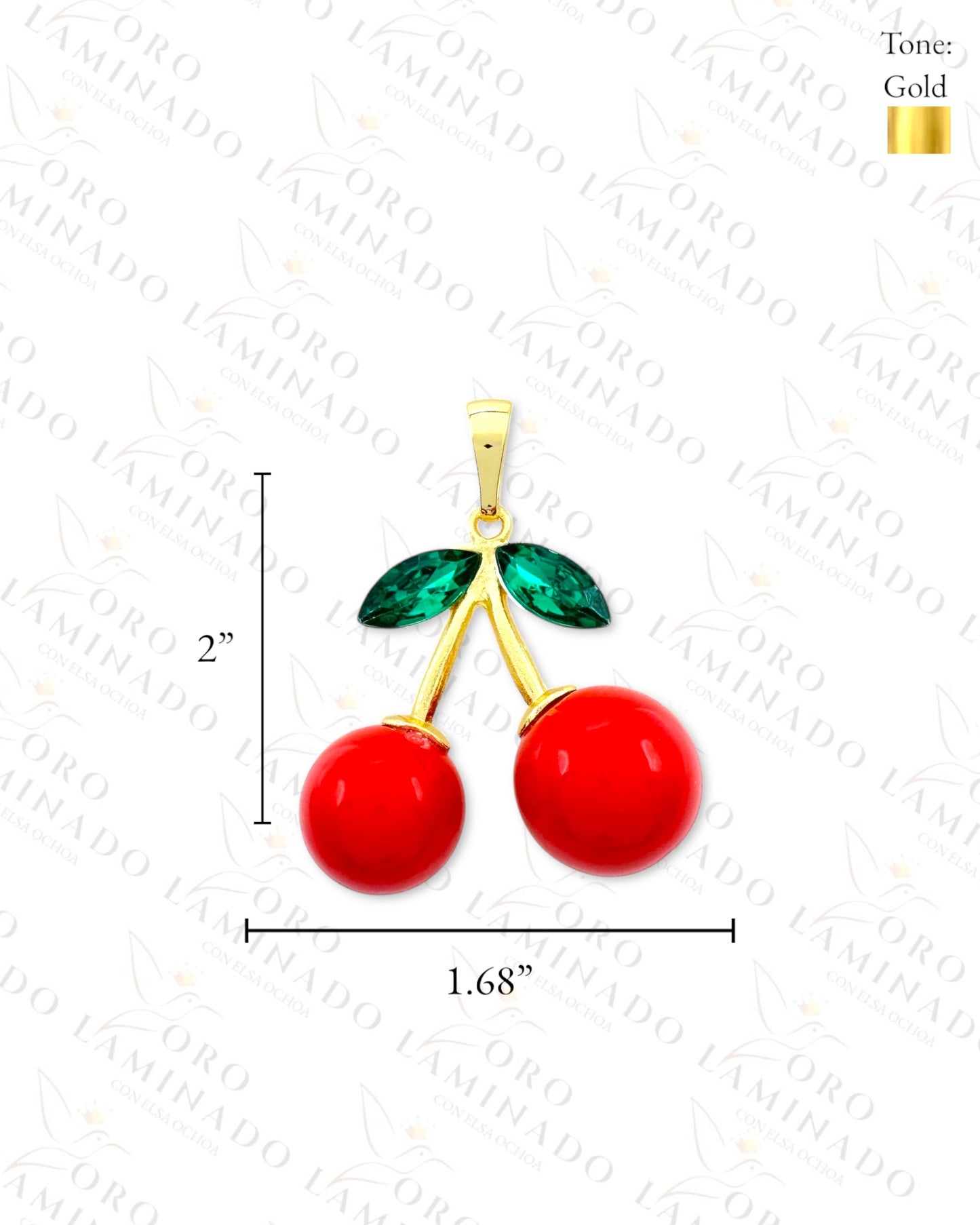 Chunky Cherry Pendant (Gold Filled) R206