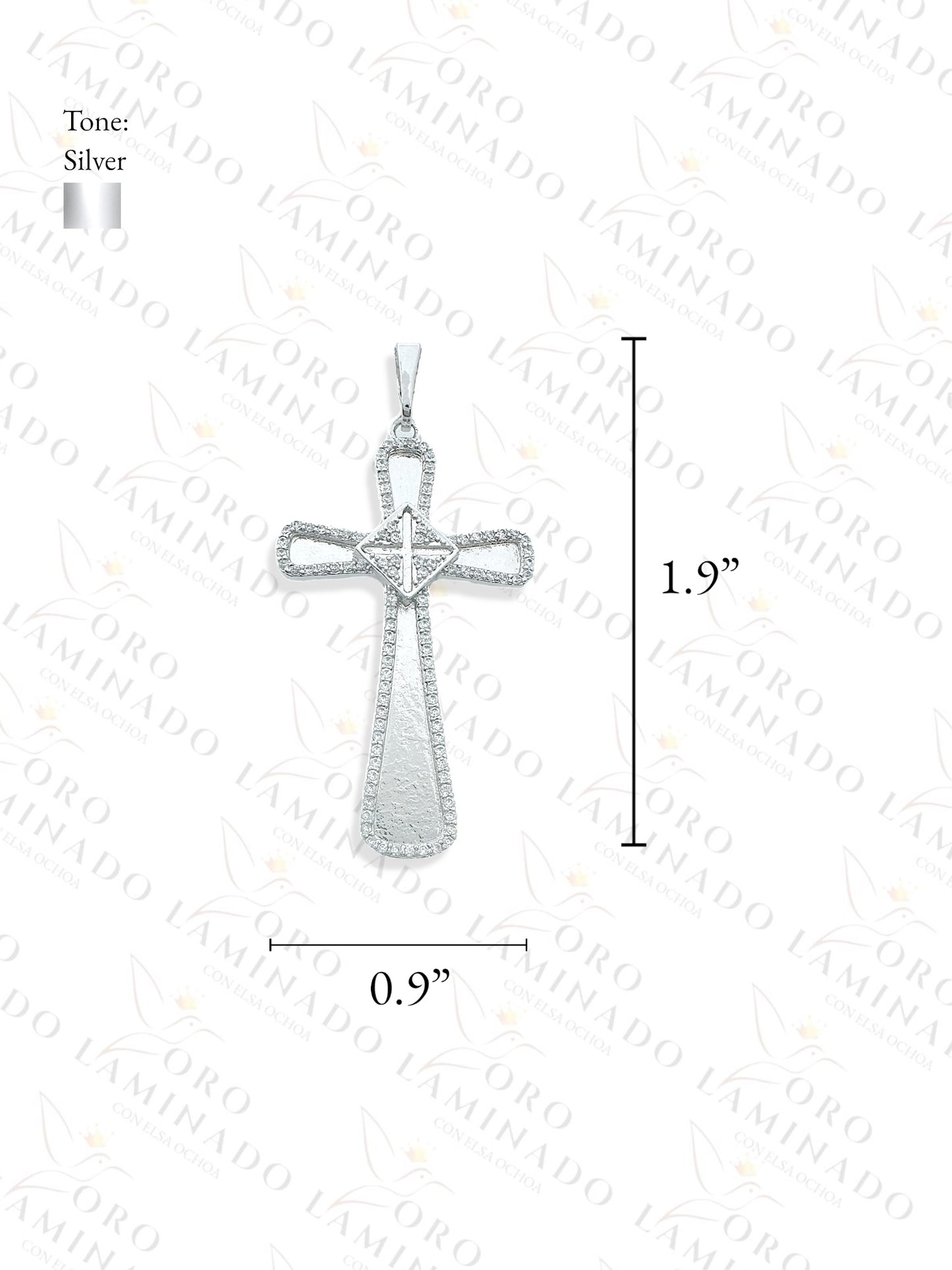 Gold Filled High Quality Silver Cross Pendant Y332