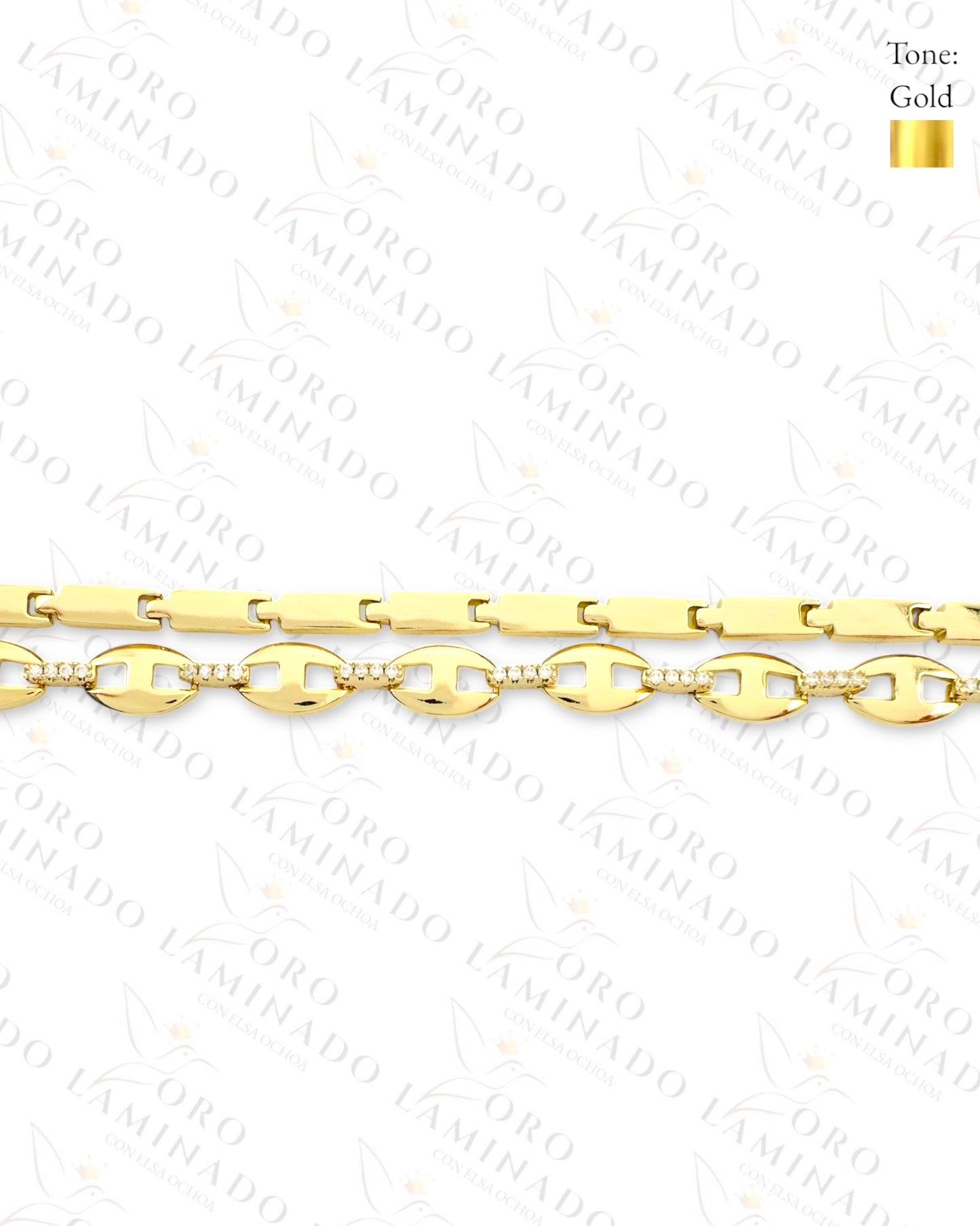 High Quality Double Chain Bracelet (Gold Filled) G459