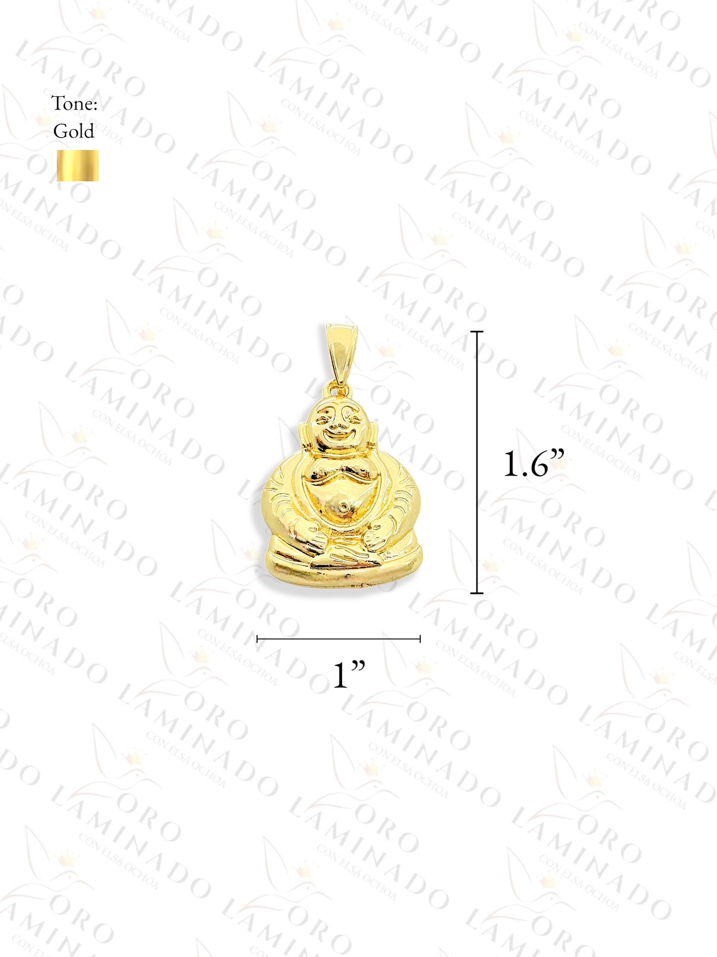 Gold Filled Golden Buddha Pendant R134