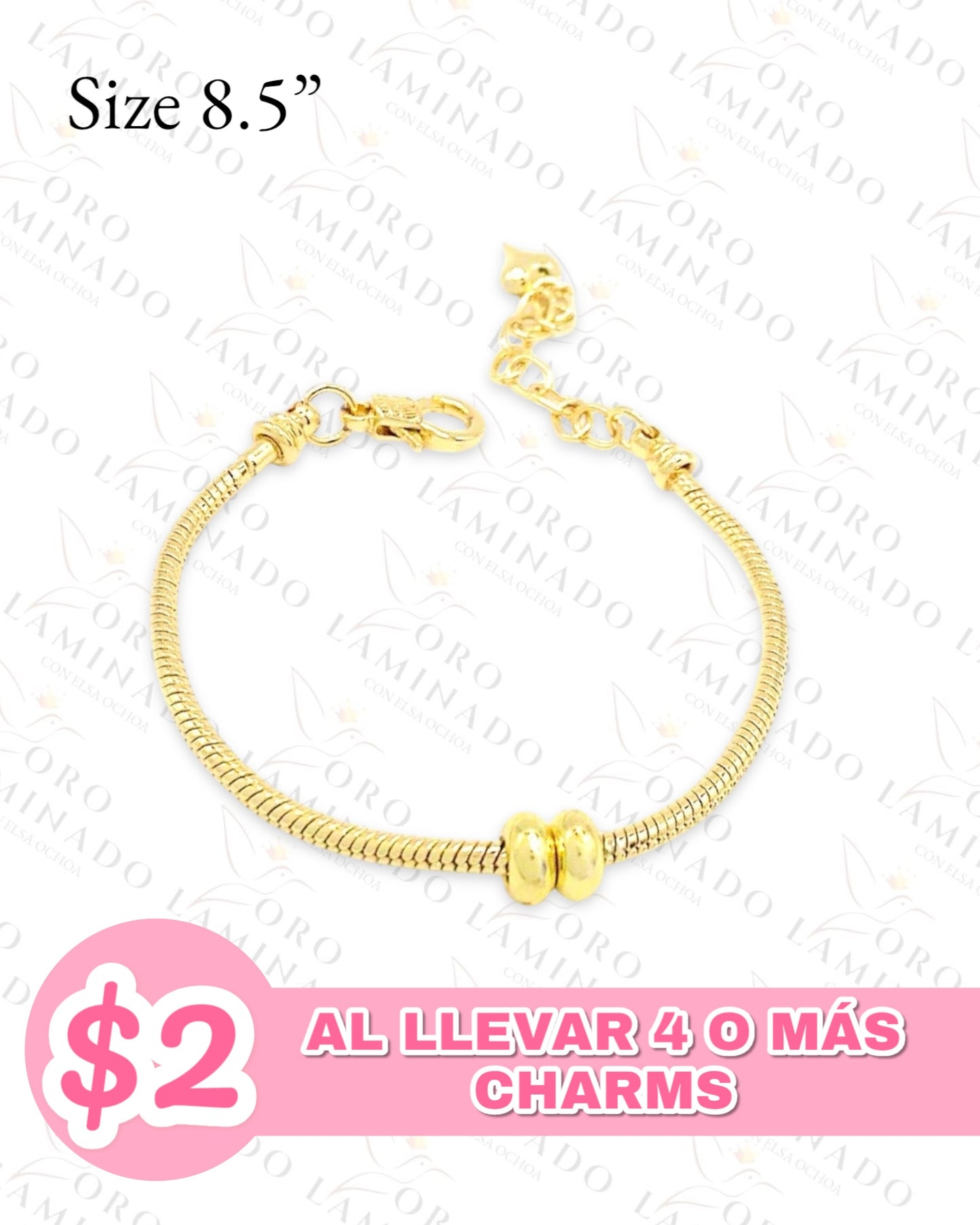 Plain Charm Bracelet to Customize (Gold Filled) G171