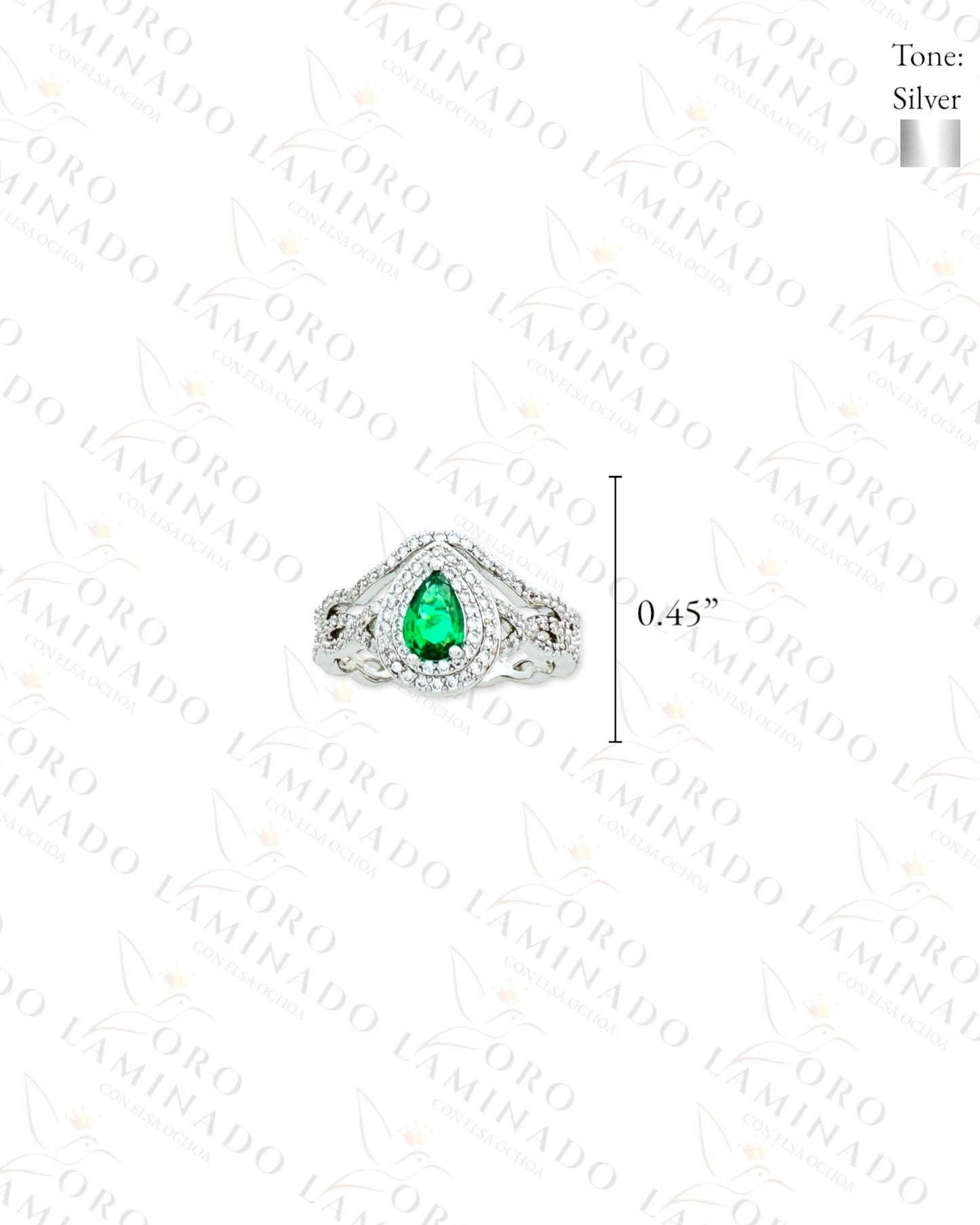 Adjustable Silver Desing Ring (Gold Filled) C116