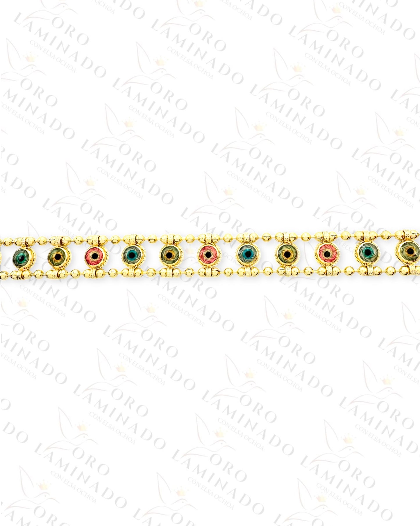 High Quality Evil Eye Chain Set (Gold Filled) C58