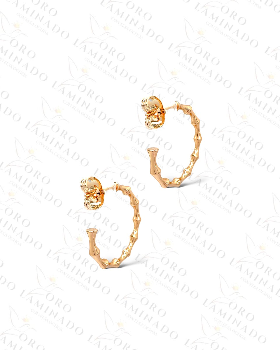 High Quality Rose Gold Hoop Earrings B68